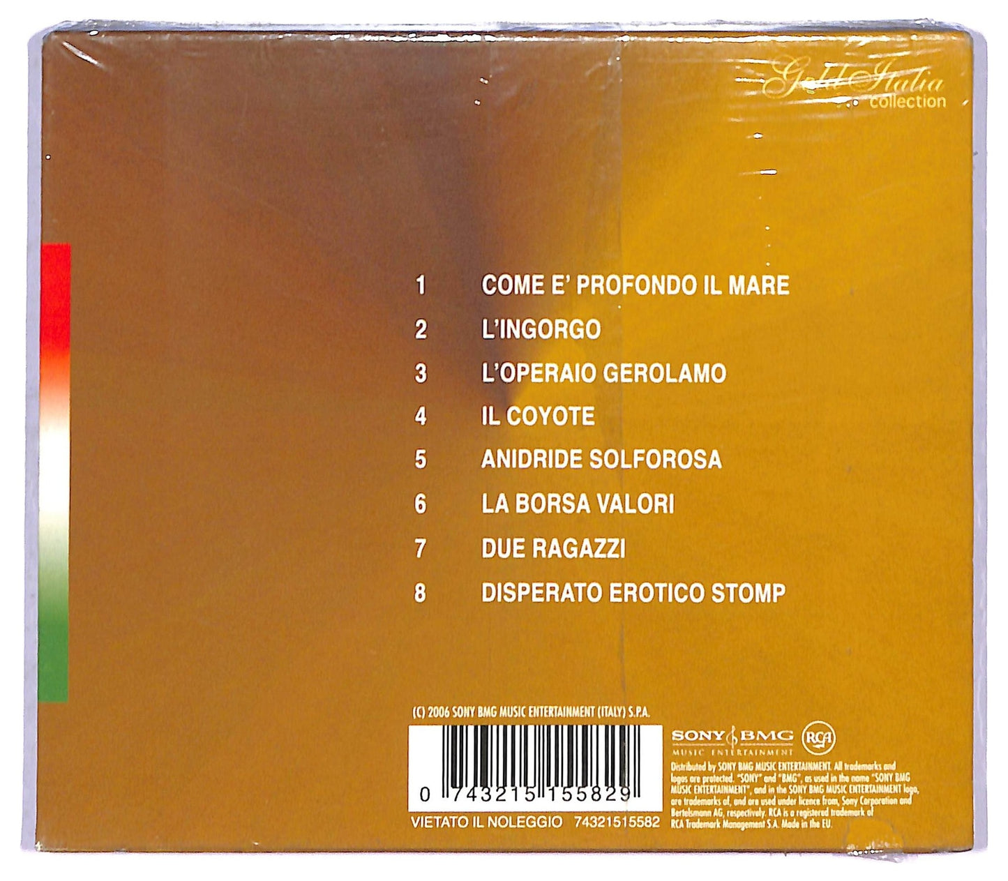 EBOND Lucio Dalla - Lucio Dalla CD CD083951