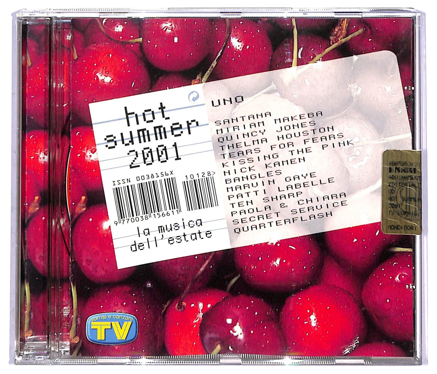 EBOND Hot Summer 2001 - Uno EDITORIALE CD CD084001