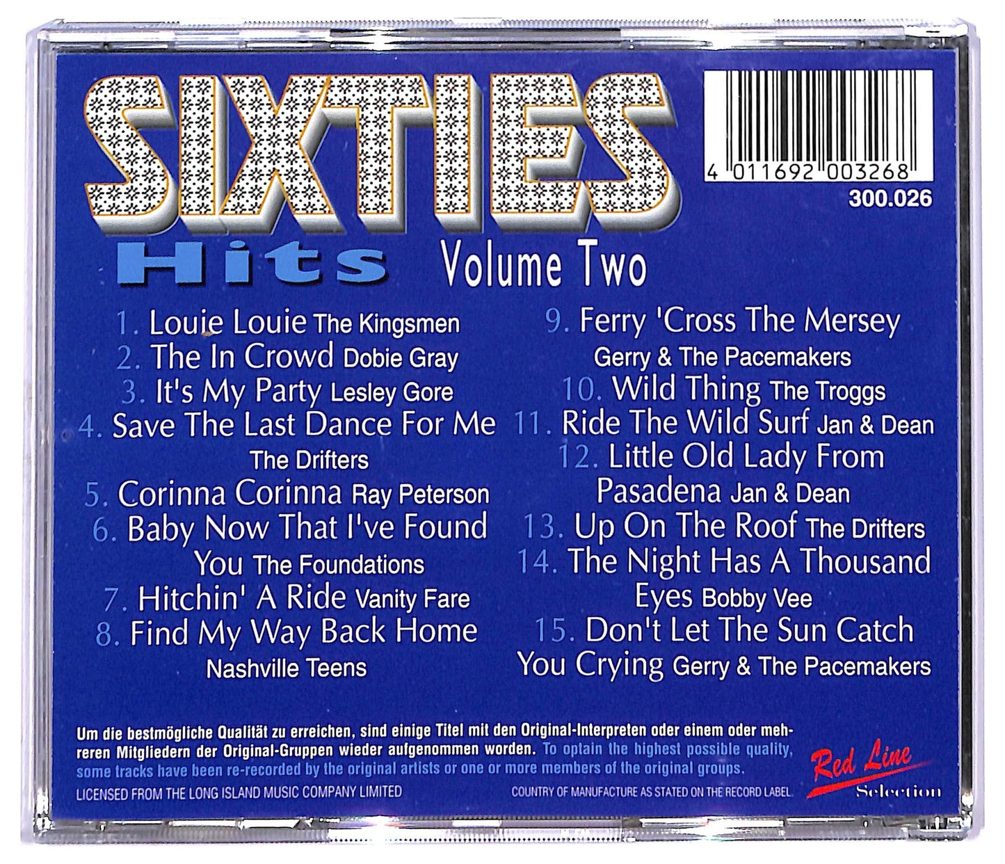 EBOND sixties hits - volume two CD CD084007
