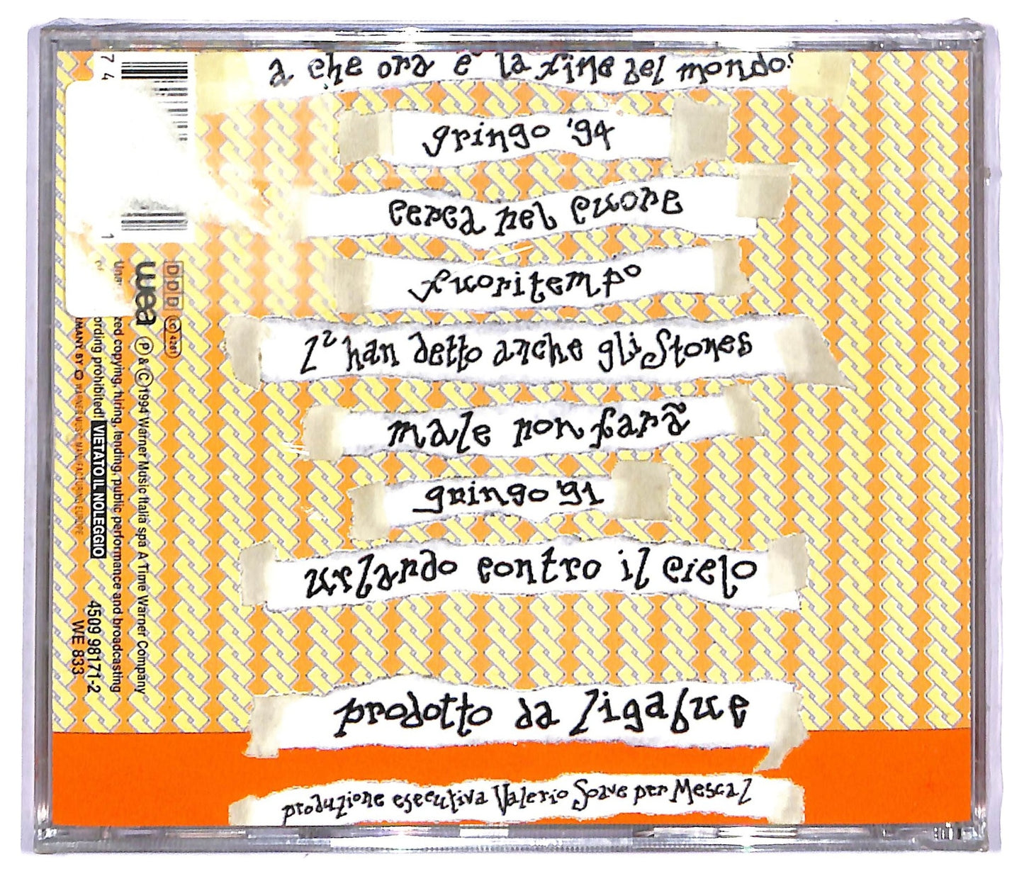 EBOND Ligabue - A Che Ora E La Fine Del Mondo? CD CD084021