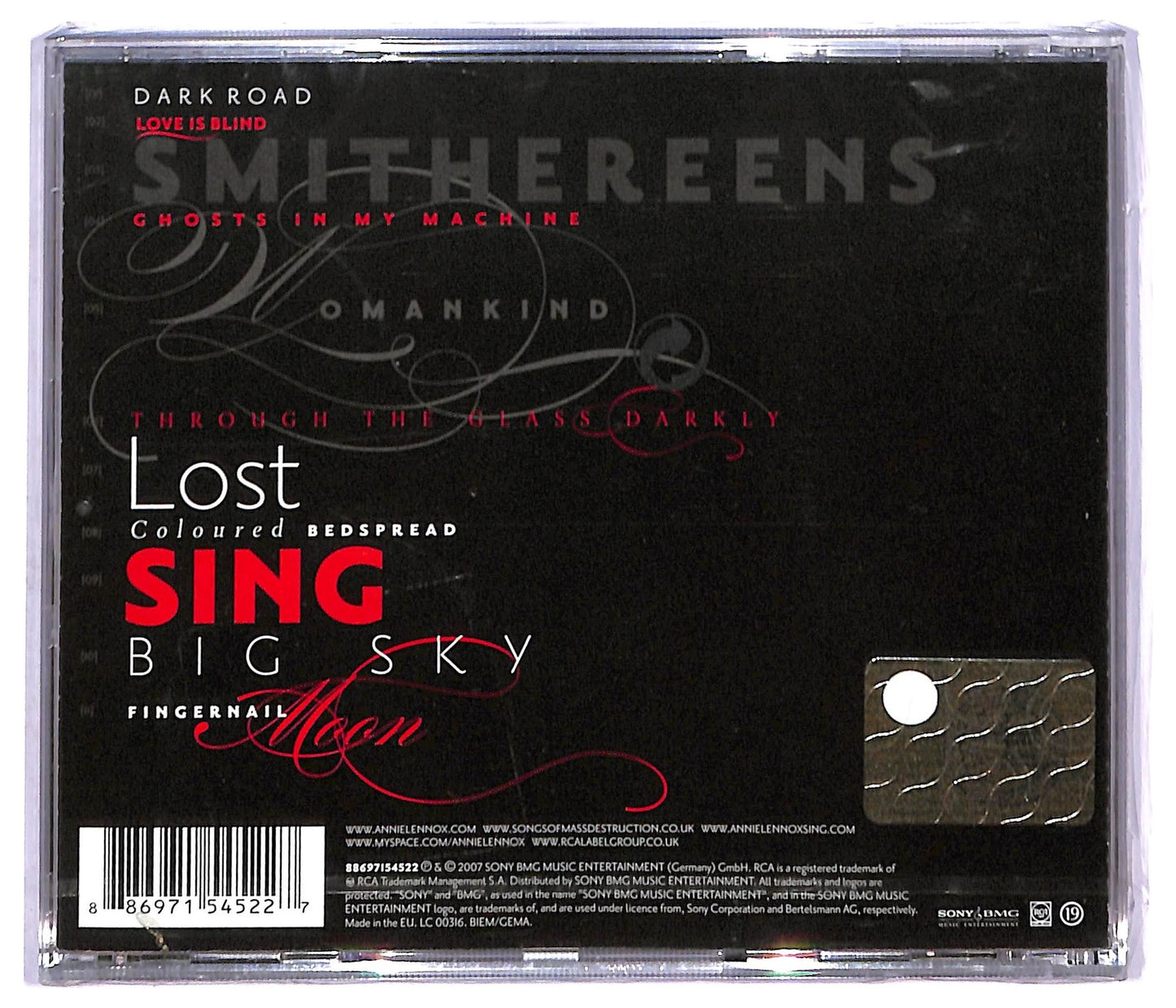EBOND Annie Lennox - Songs Of Mass Destruction CD CD084030