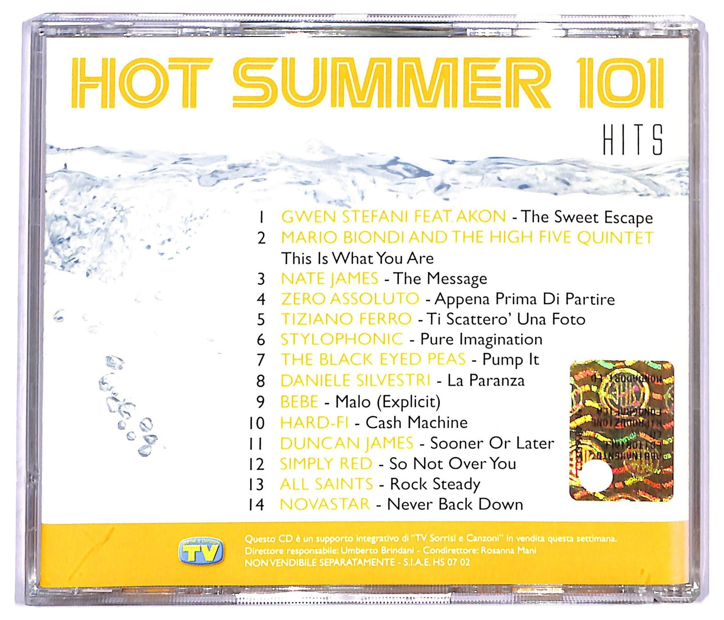EBOND Hot Summer 101 Hits Vol. 2 - EDITORIALE CD CD084054