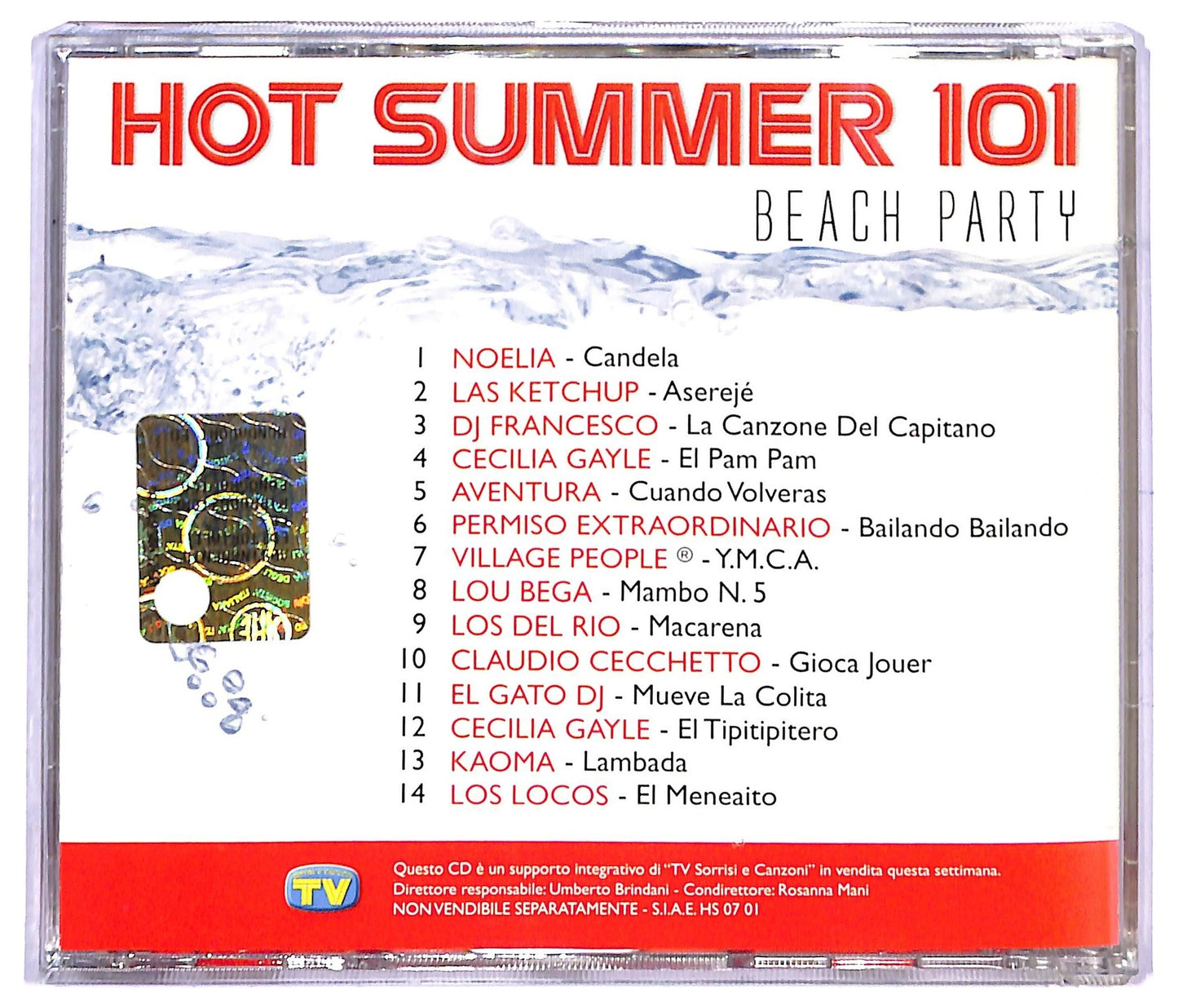 EBOND Various - Hot Summer 101 Beach Party Vol. 1 EDITORIALE CD CD084224