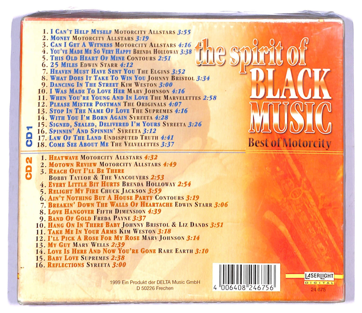 EBOND The Spirit Of Black Music - Best Of Motorcity (2 dischi) CD CD084325