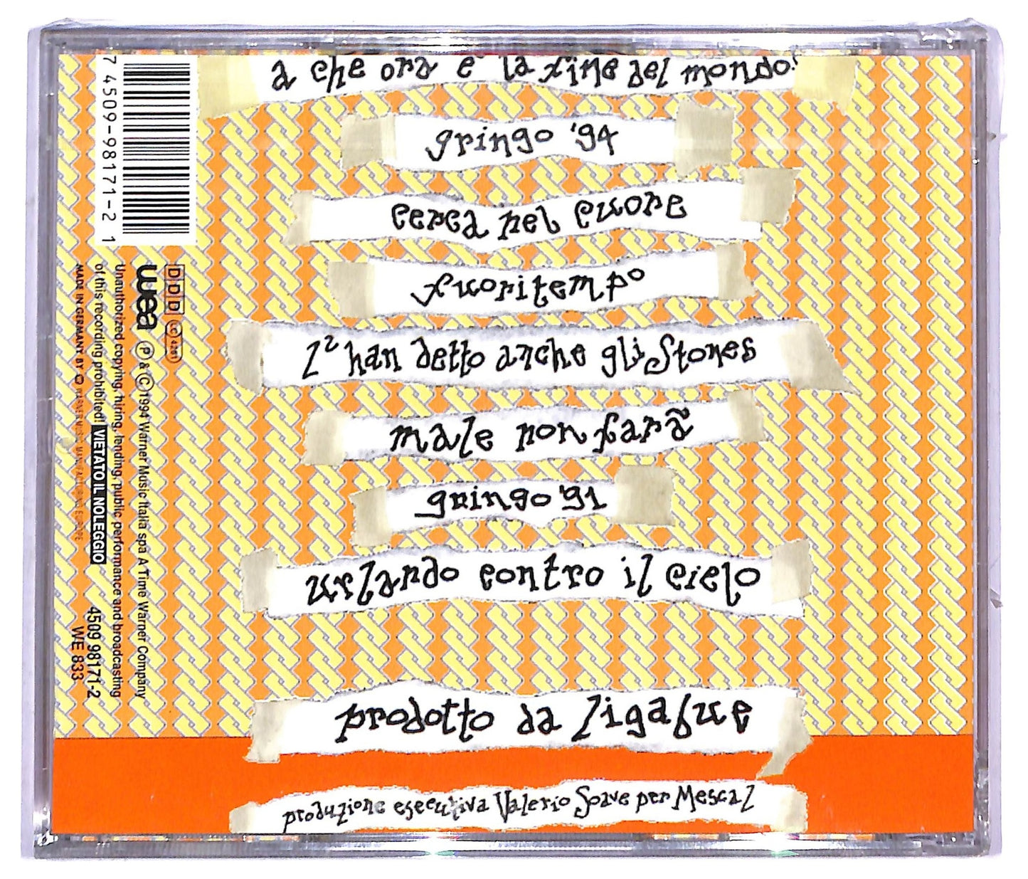 EBOND Ligabue - A Che Ora E La Fine Del Mondo? CD CD084607