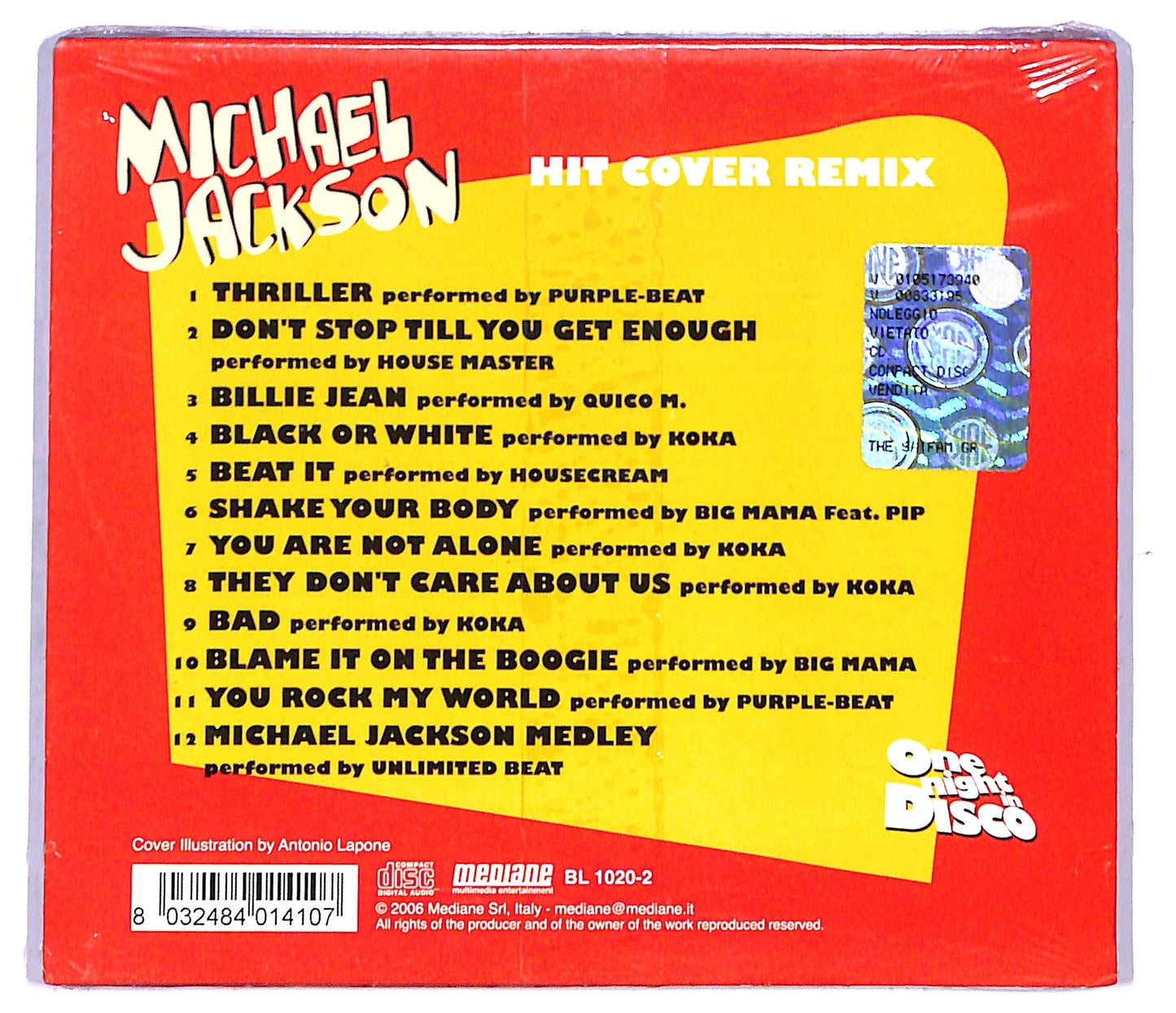 EBOND Various - One Night In Disco - Michael Jackson CD CD084615