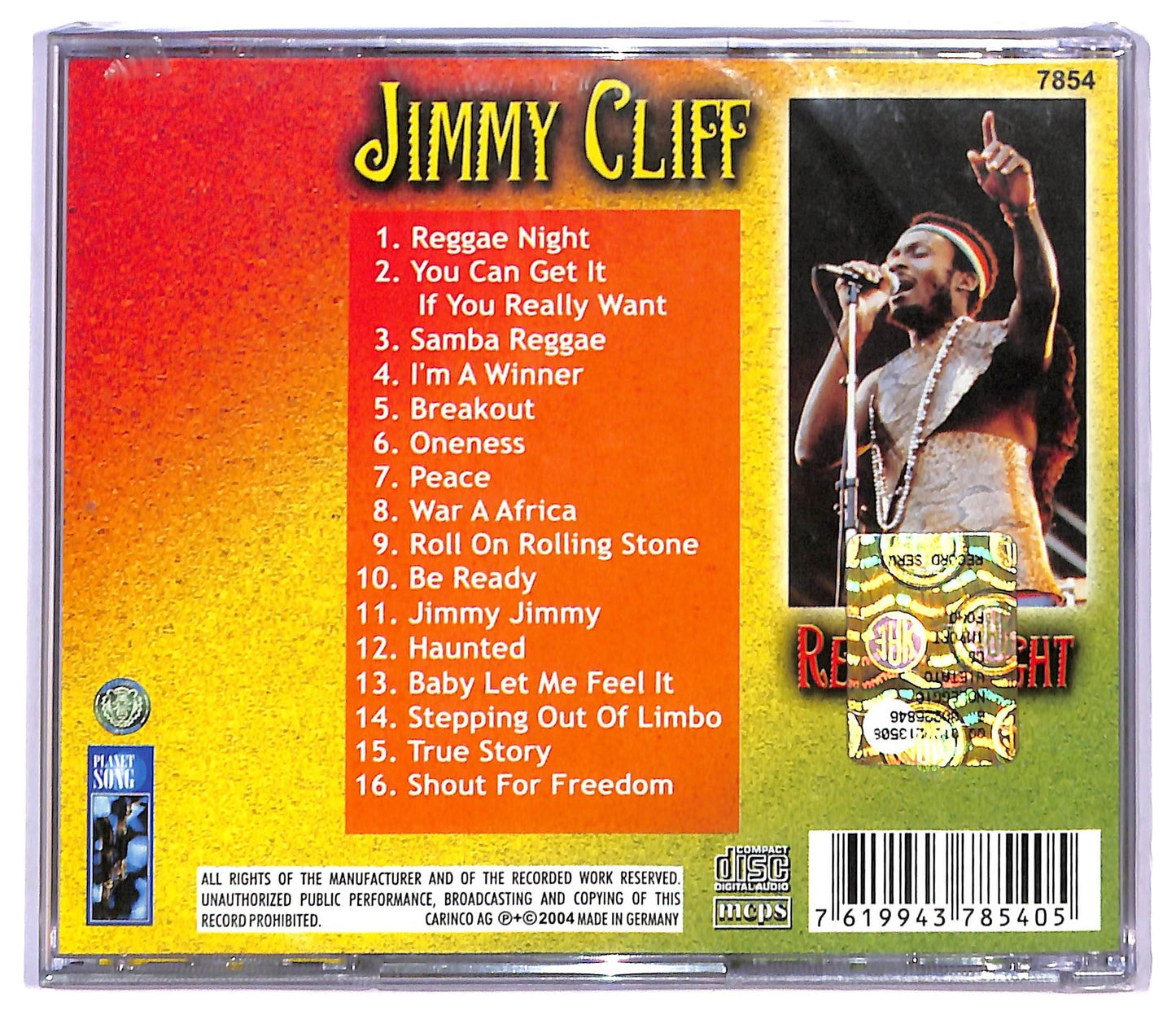 EBOND Jimmy Cliff - Reggae Night CD CD084630