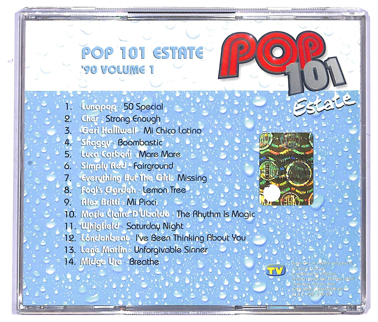 EBOND Various - Pop 101 Estate '90 Vol. 1 EDITORIALE CD CD084656