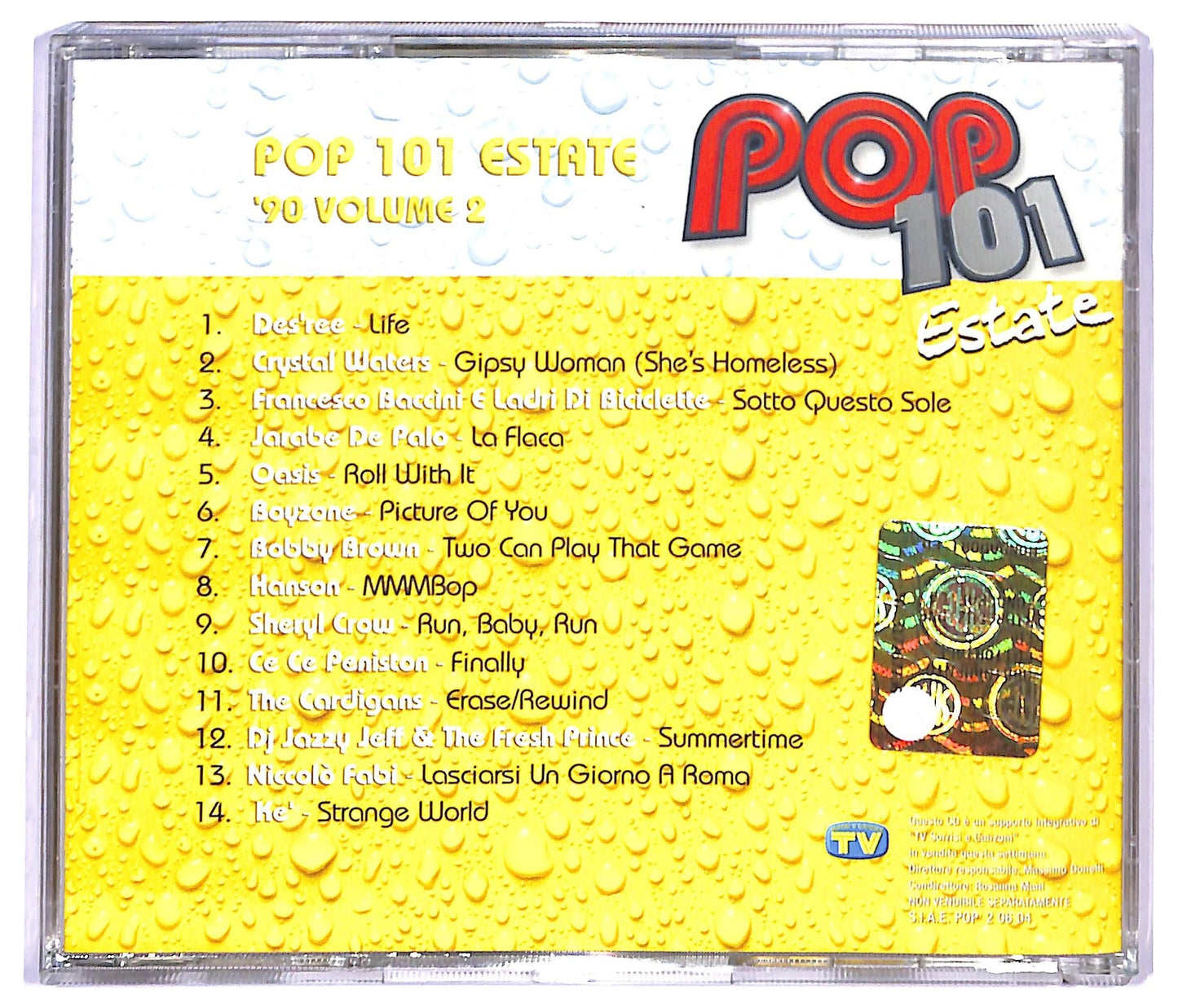EBOND Various - Pop 101 Estate '90 Vol. 2 EDITORIALE CD CD084710