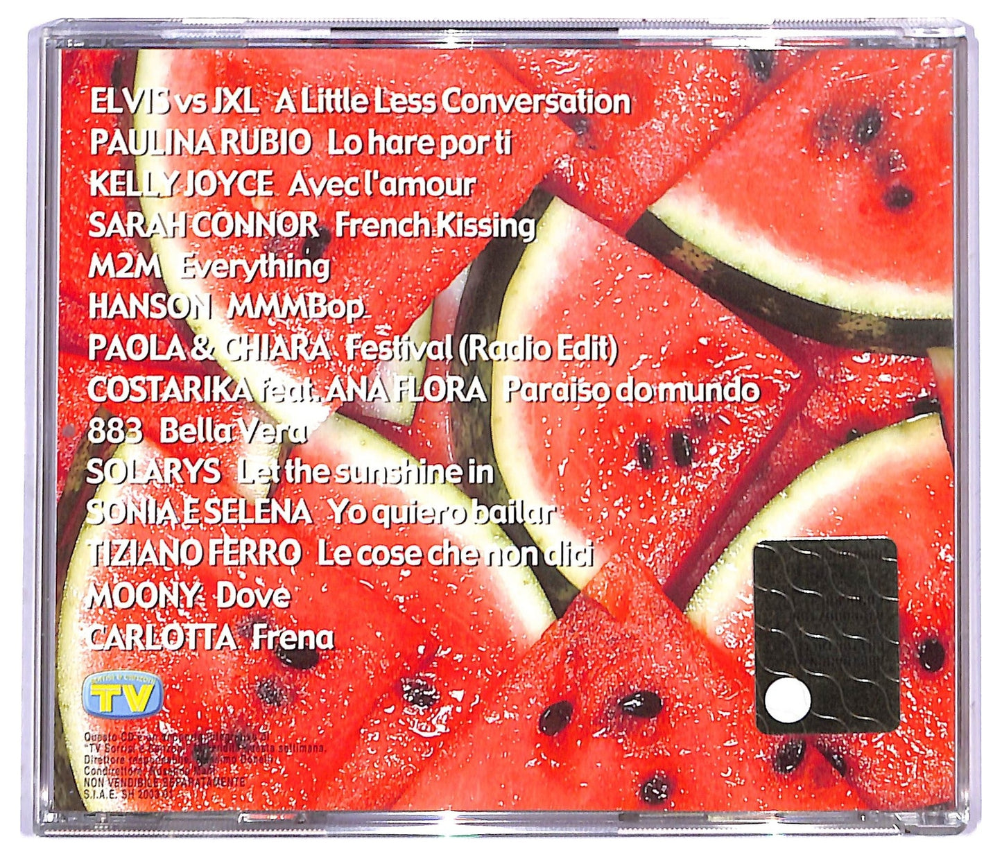 EBOND Various - Hot Summer 2003 - Uno EDITORIALE CD CD084725