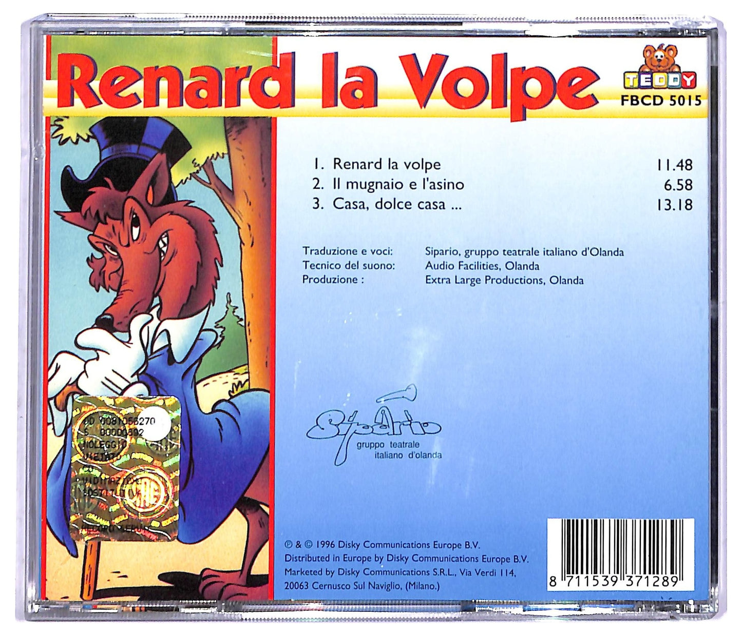 EBOND Variours - Renard la Volpe CD CD084729