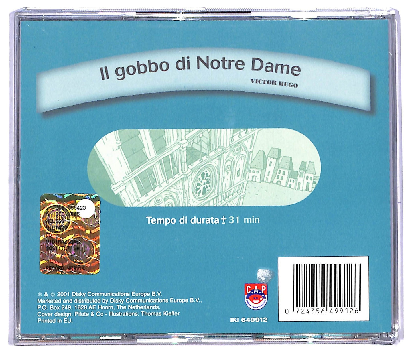 EBOND Victor Hugo - Il Gobbo Di Notre Dame (Audiobook) CD CD084748