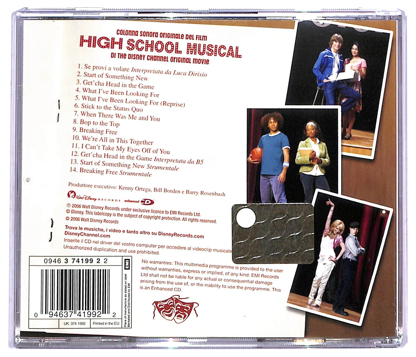 EBOND The High School Musical Cast - High School Musical (An Original Walt Disney Records Soundtrack) CD CD084749