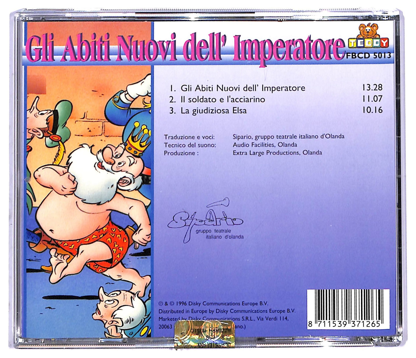 EBOND gli abiti nuovi dell'imperatore - fiabe per bambini CD CD084808
