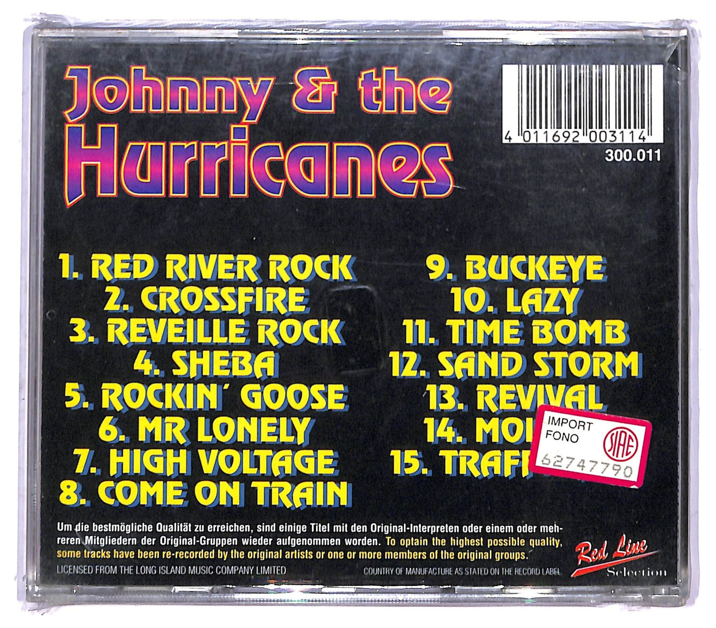 EBOND Johnny And The Hurricanes - Red River Rock CD CD084846