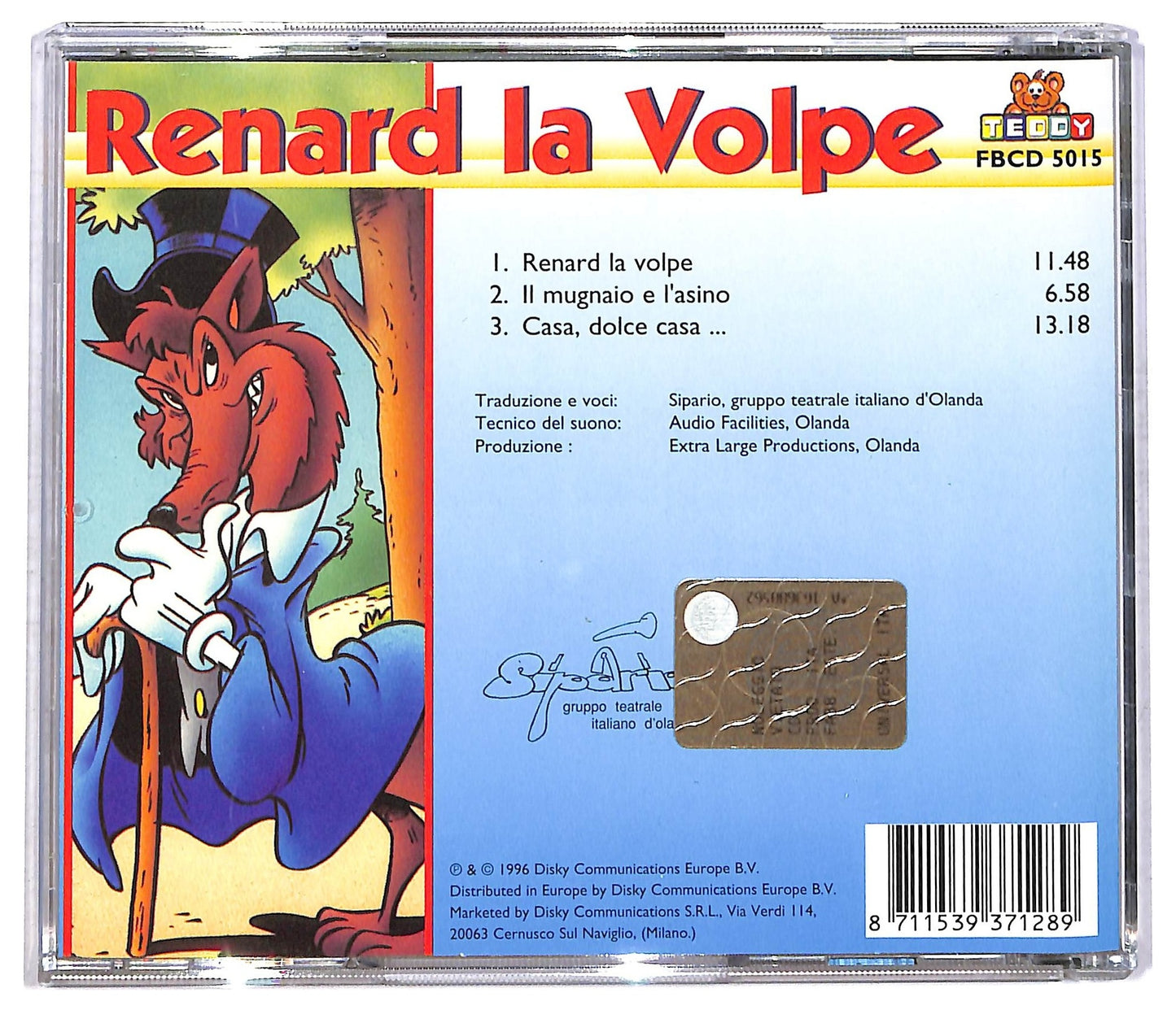EBOND Variours - Renard la Volpe CD CD084941