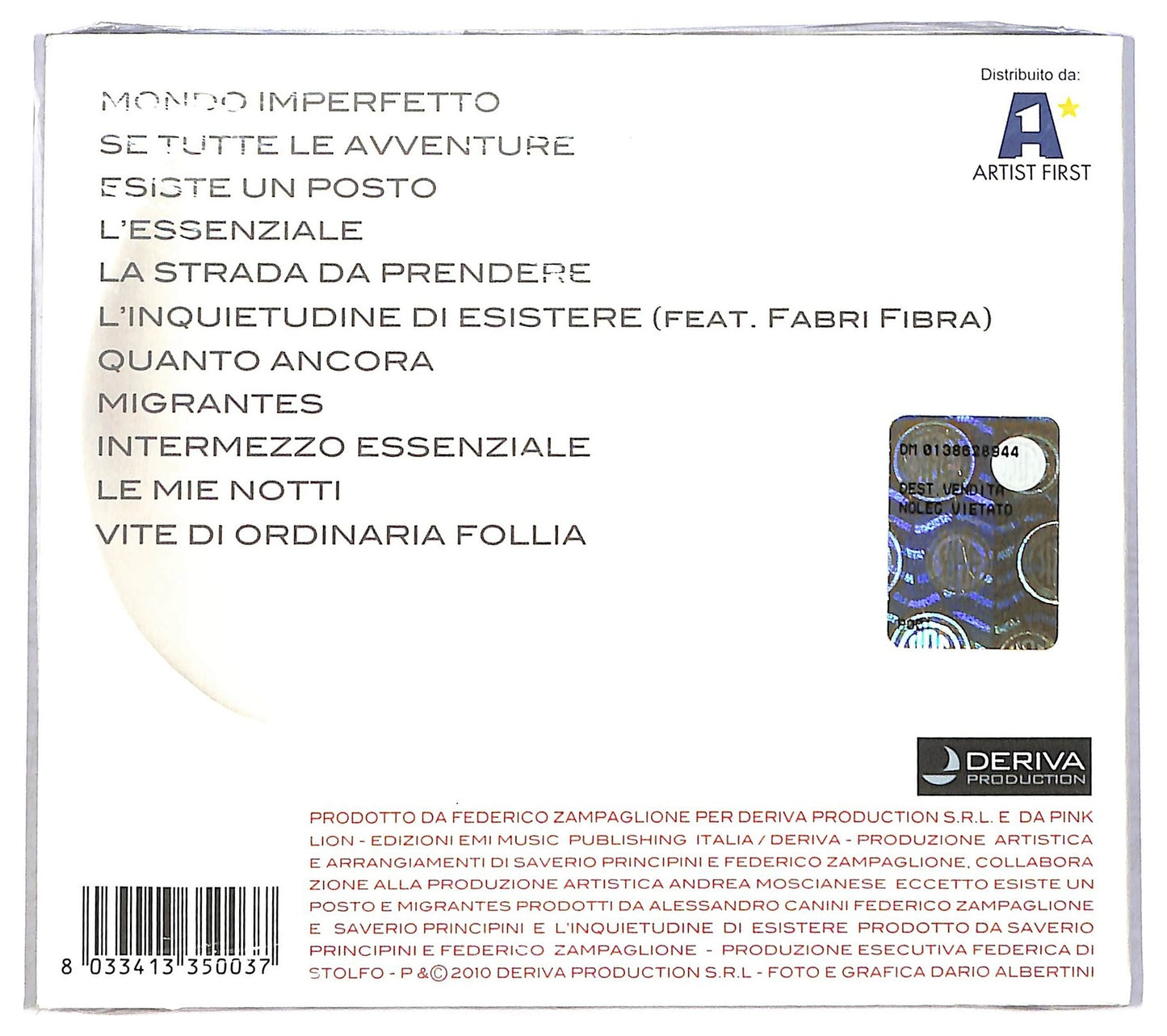 EBOND Tiromancino - L'Essenziale CD CD084946