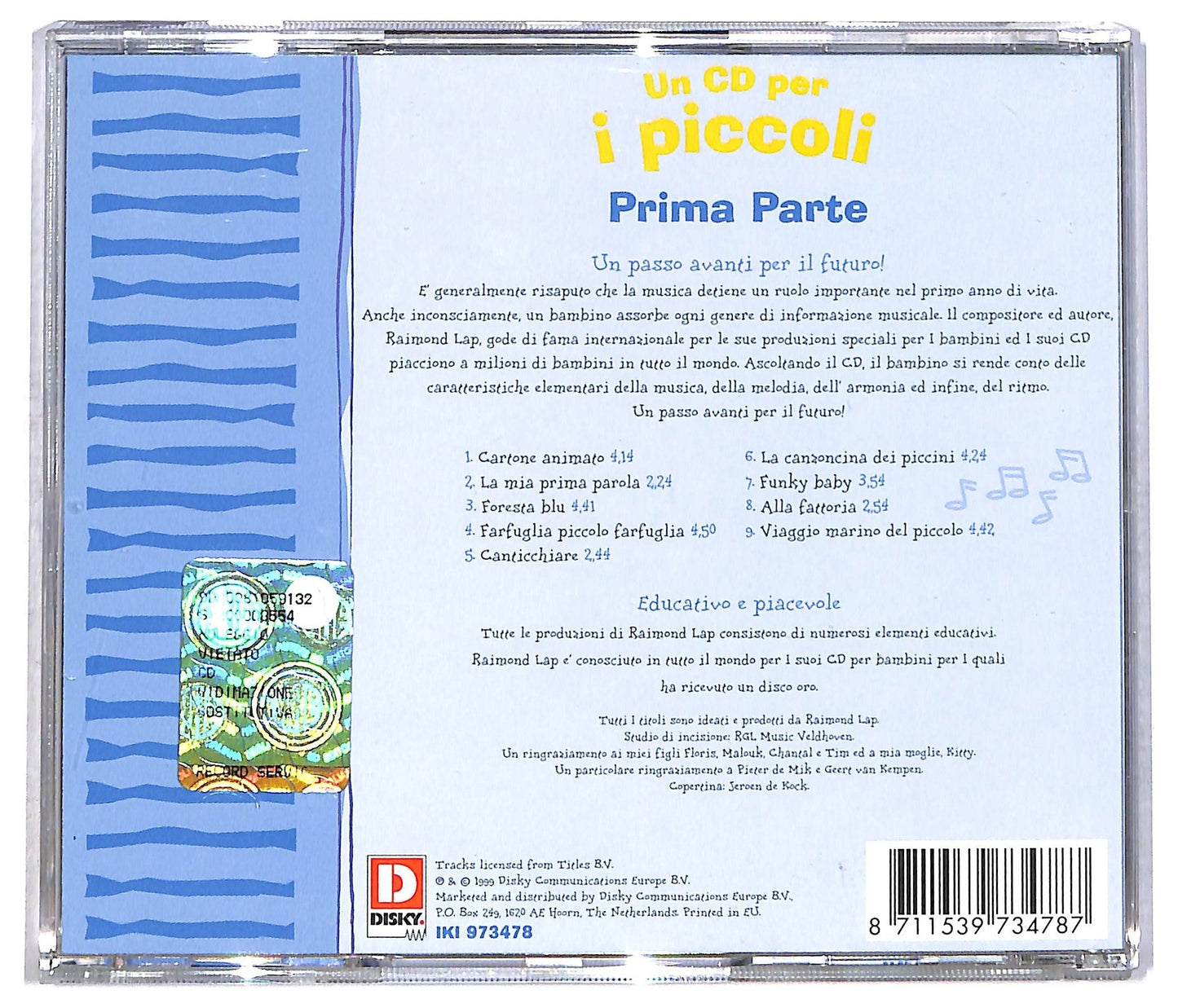 EBOND Various - UnPer I Piccoli - Prima Parte CD CD084960