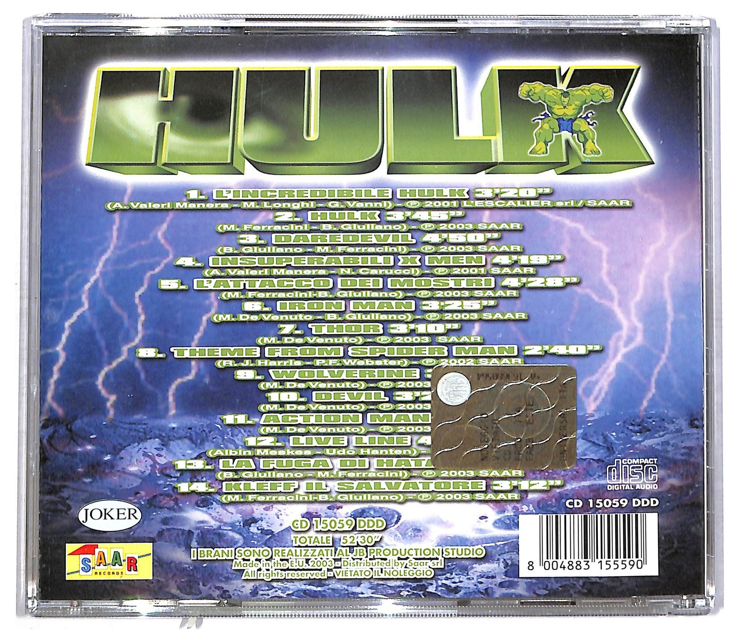 EBOND Hulk CD CD085003