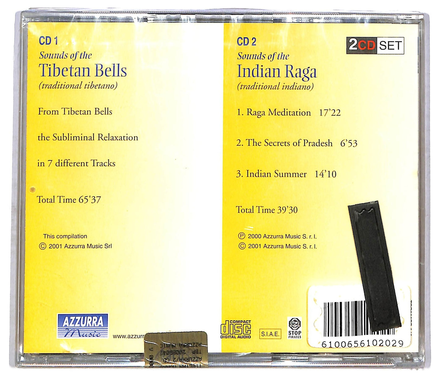 EBOND Sounds Of The Tibetan Bells - Sound Of The Indian Raga CD CD085114