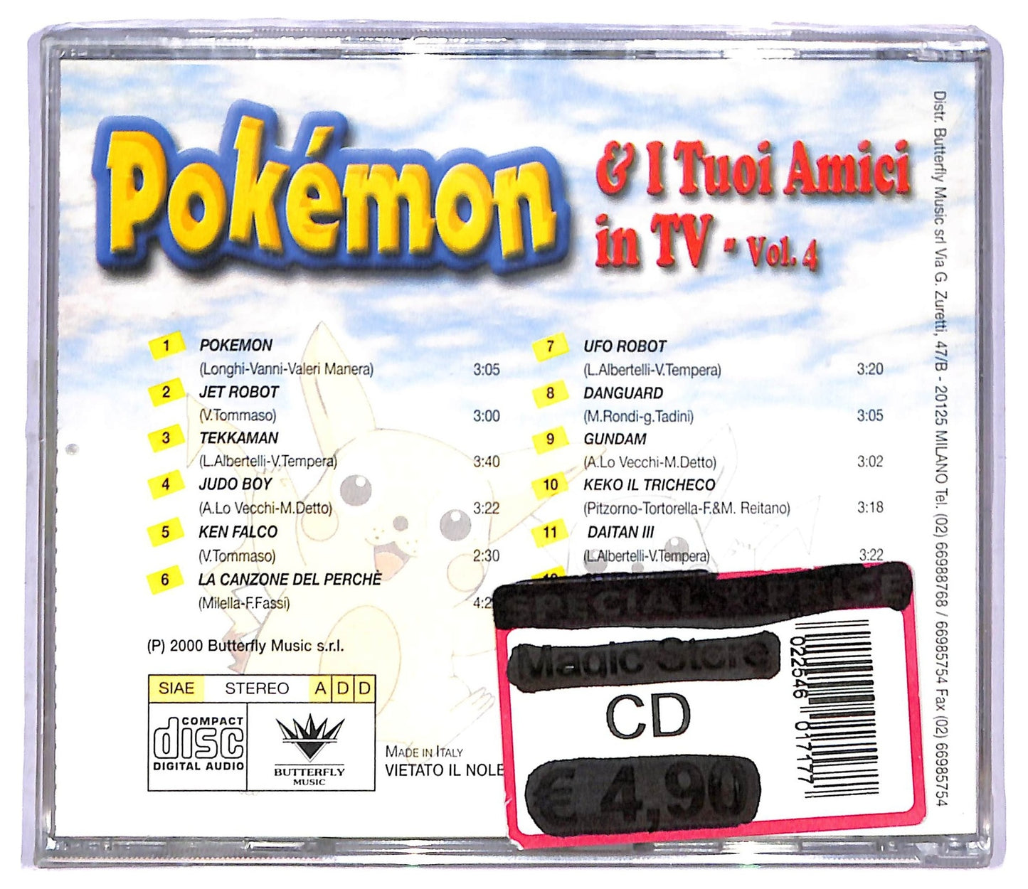 EBOND Pokemon & I Tuoi Amici In TV Vol. 4 CD CD085211