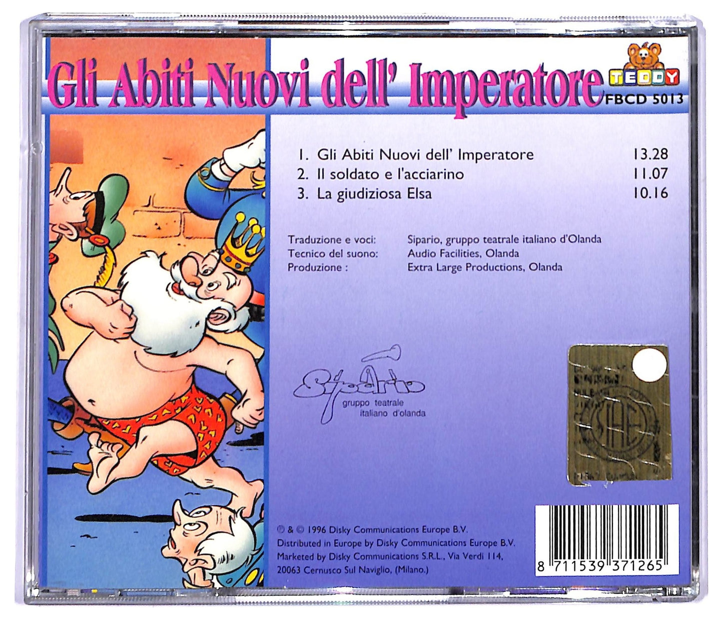 EBOND gli abiti nuovi dell'imperatore - fiabe per bambini CD CD085308