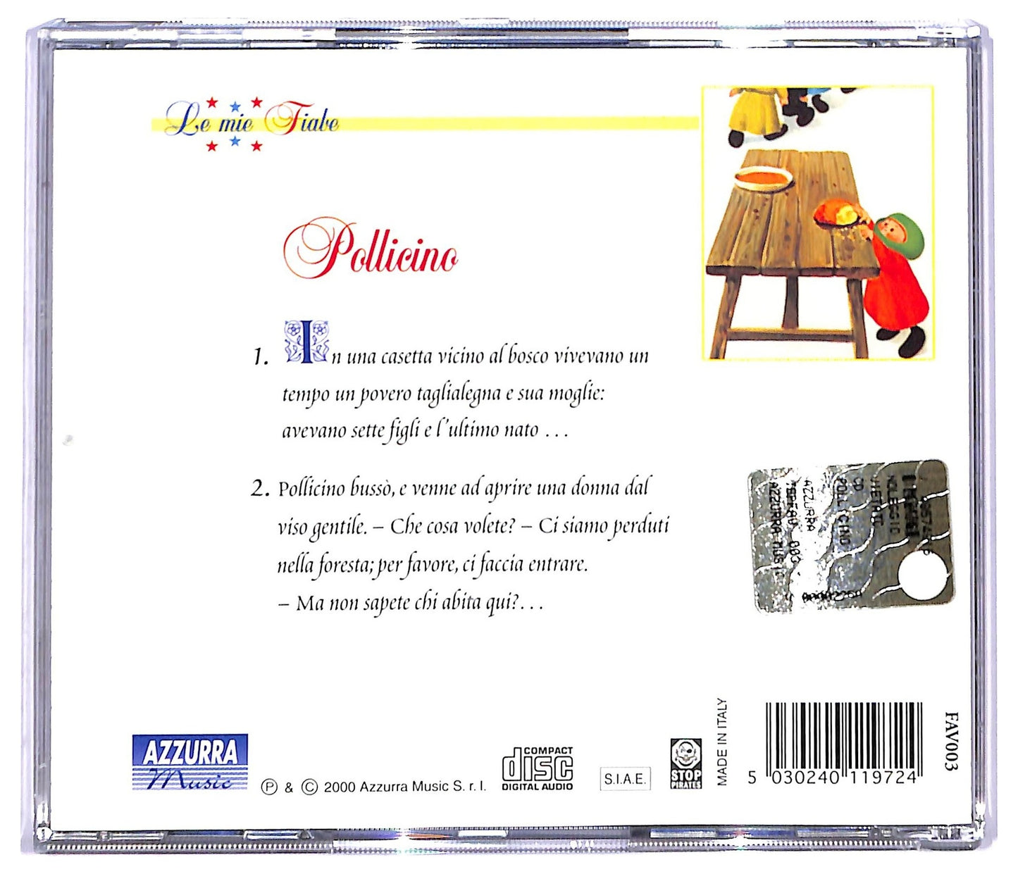 EBOND Le mie Fiabe - Pollicino CD CD085347