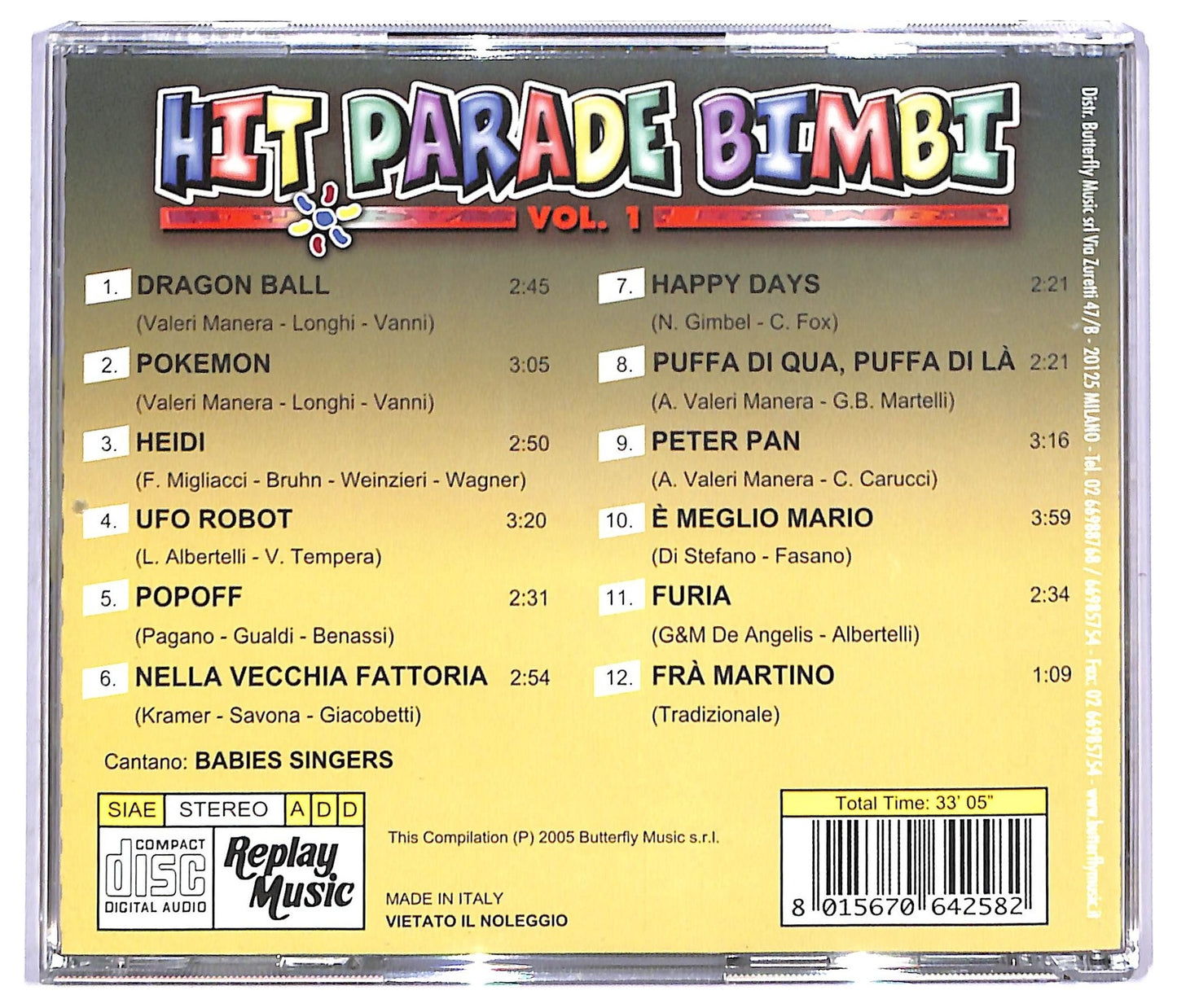 EBOND Various - Hit Parade Bimbi Vol.1 CD CD085354