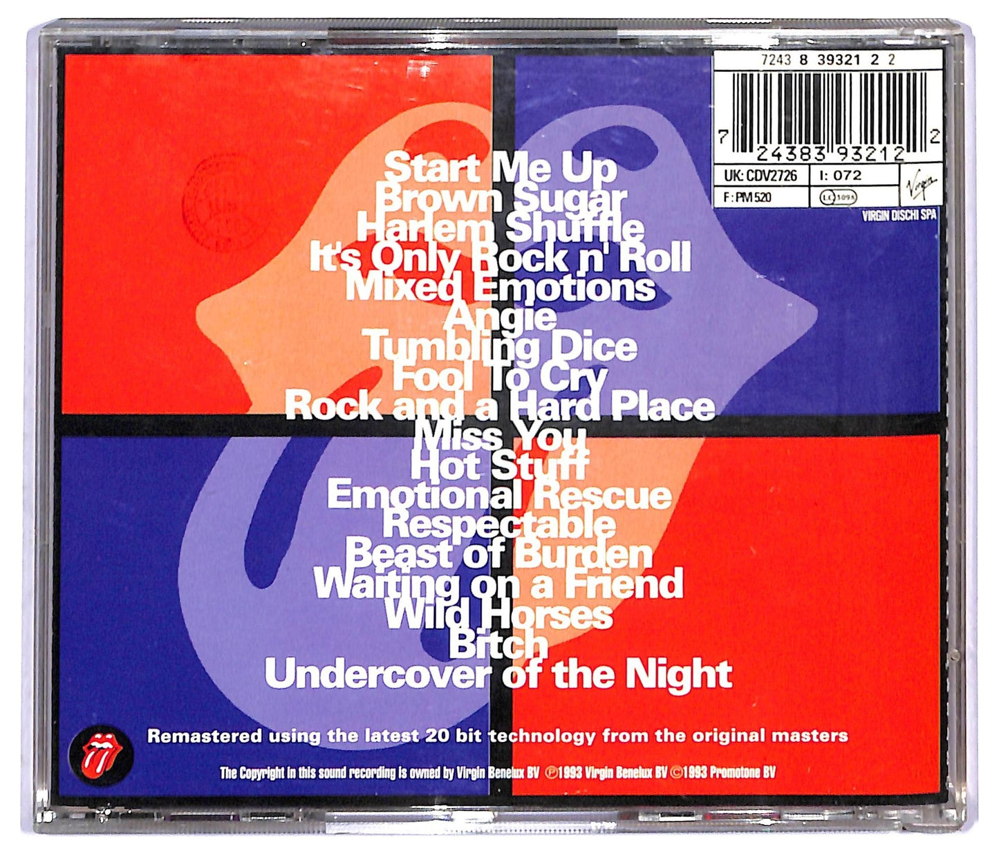 EBOND The Rolling Stones - Jump Back COMPILATION JEWEL CASE CD CD085434