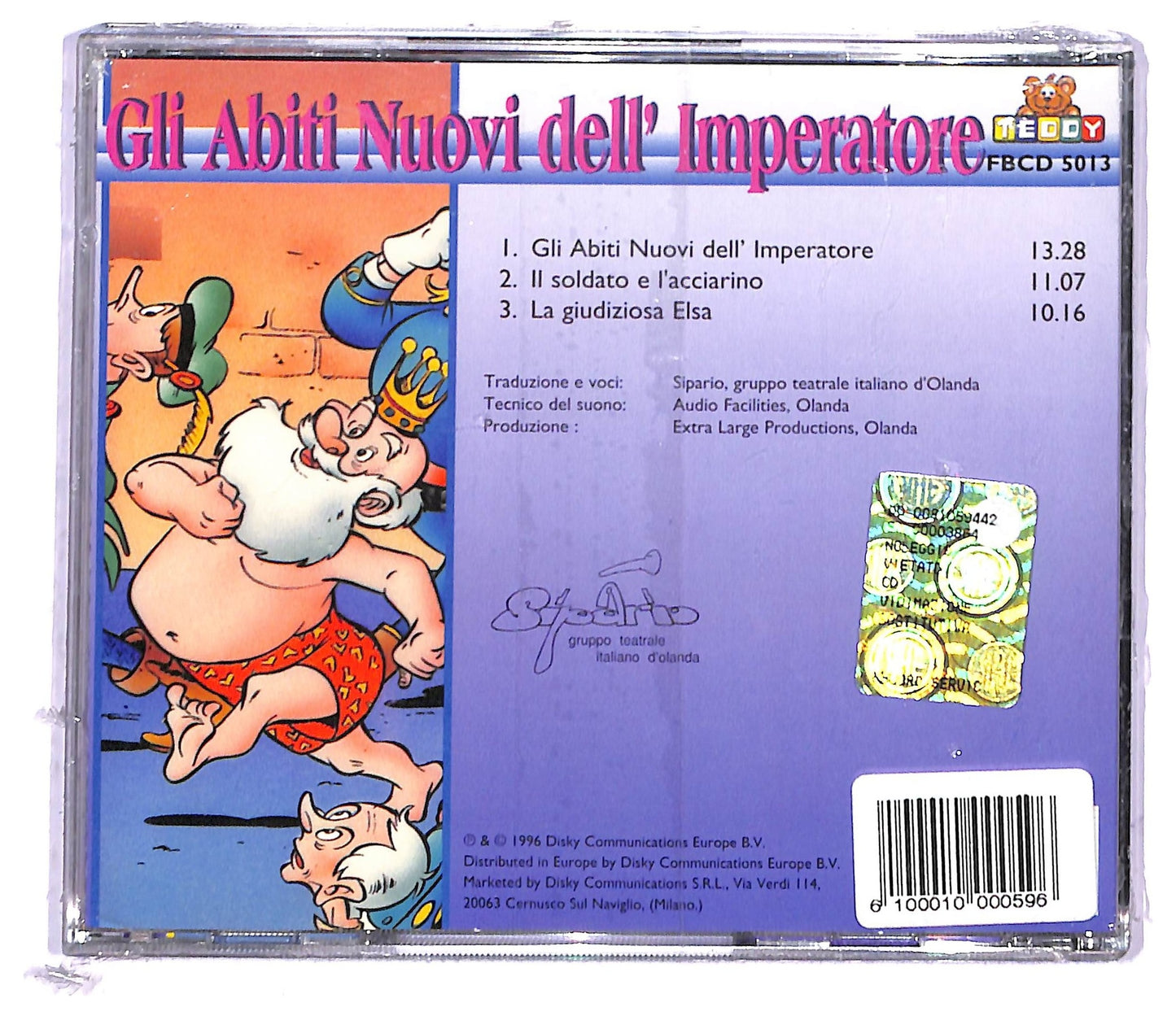 EBOND gli abiti nuovi dell'imperatore - fiabe per bambini CD CD085451