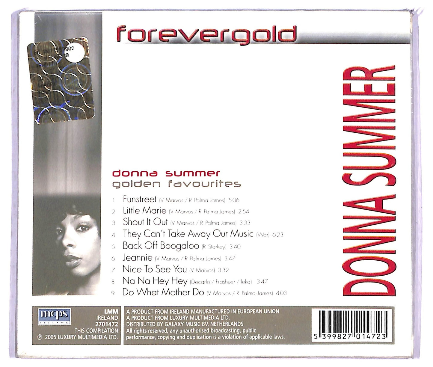 EBOND Donna Summer - Golden Favourites CD CD085459