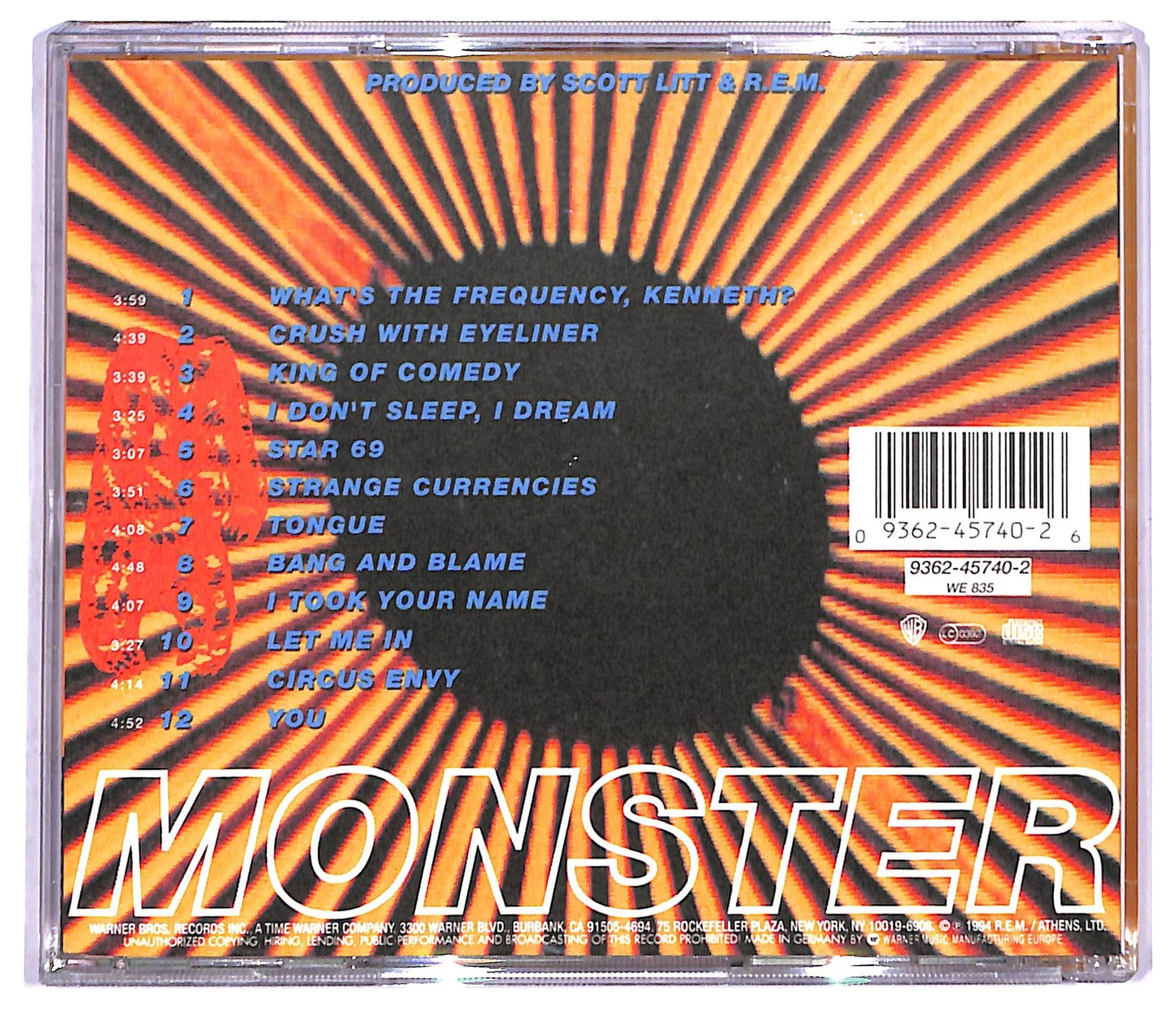 EBOND R.E.M. - Monster CD CD085507