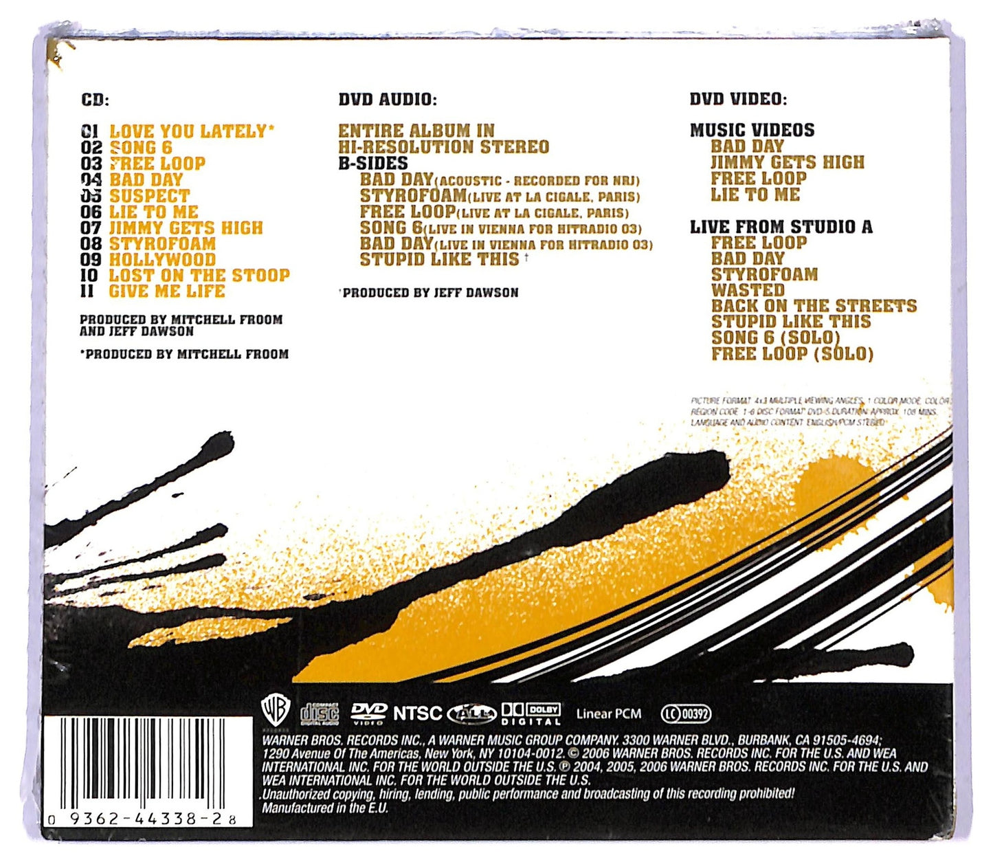 EBOND Daniel Powter - Daniel Powter CD CD085528