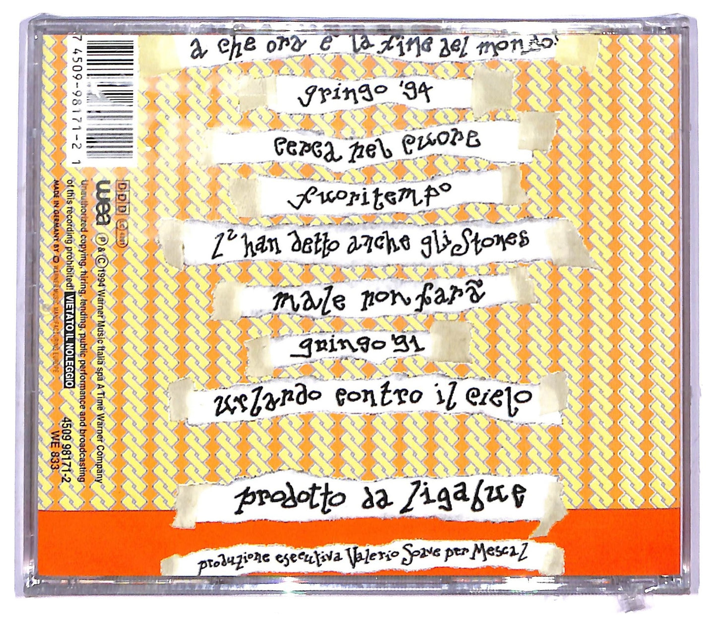 EBOND Ligabue - A Che Ora E La Fine Del Mondo? CD CD085532