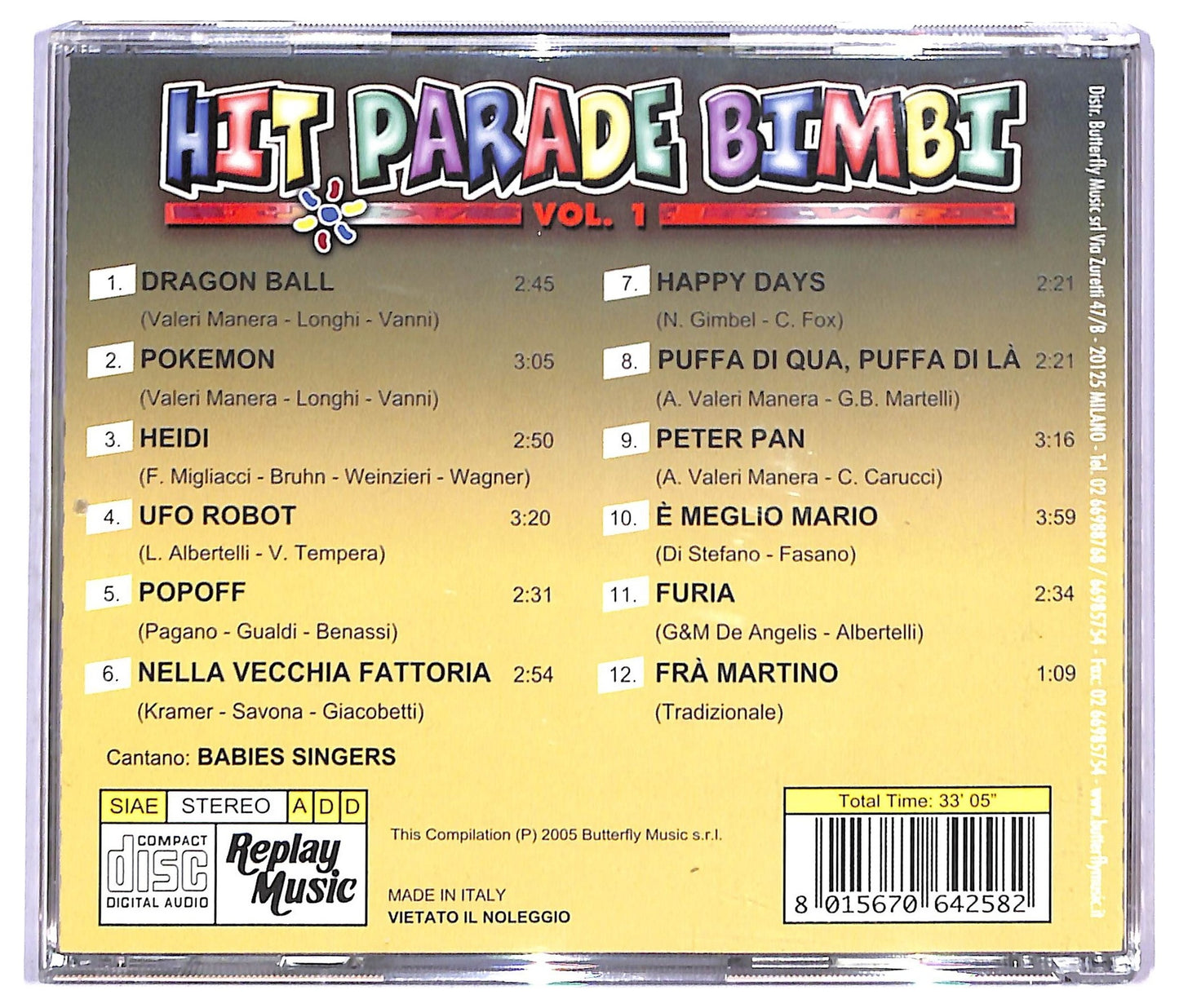 EBOND Various - Hit Parade Bimbi Vol.1 CD CD085542