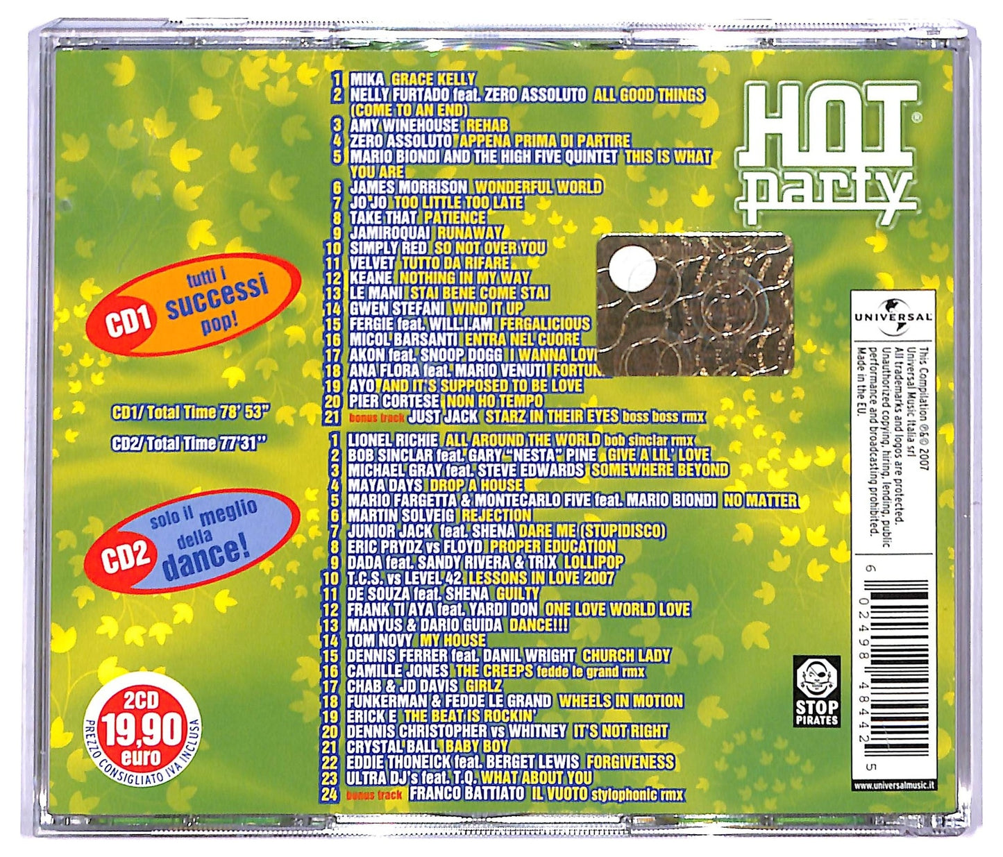 EBOND Various - Hot Party Spring 2007 CD CD085614