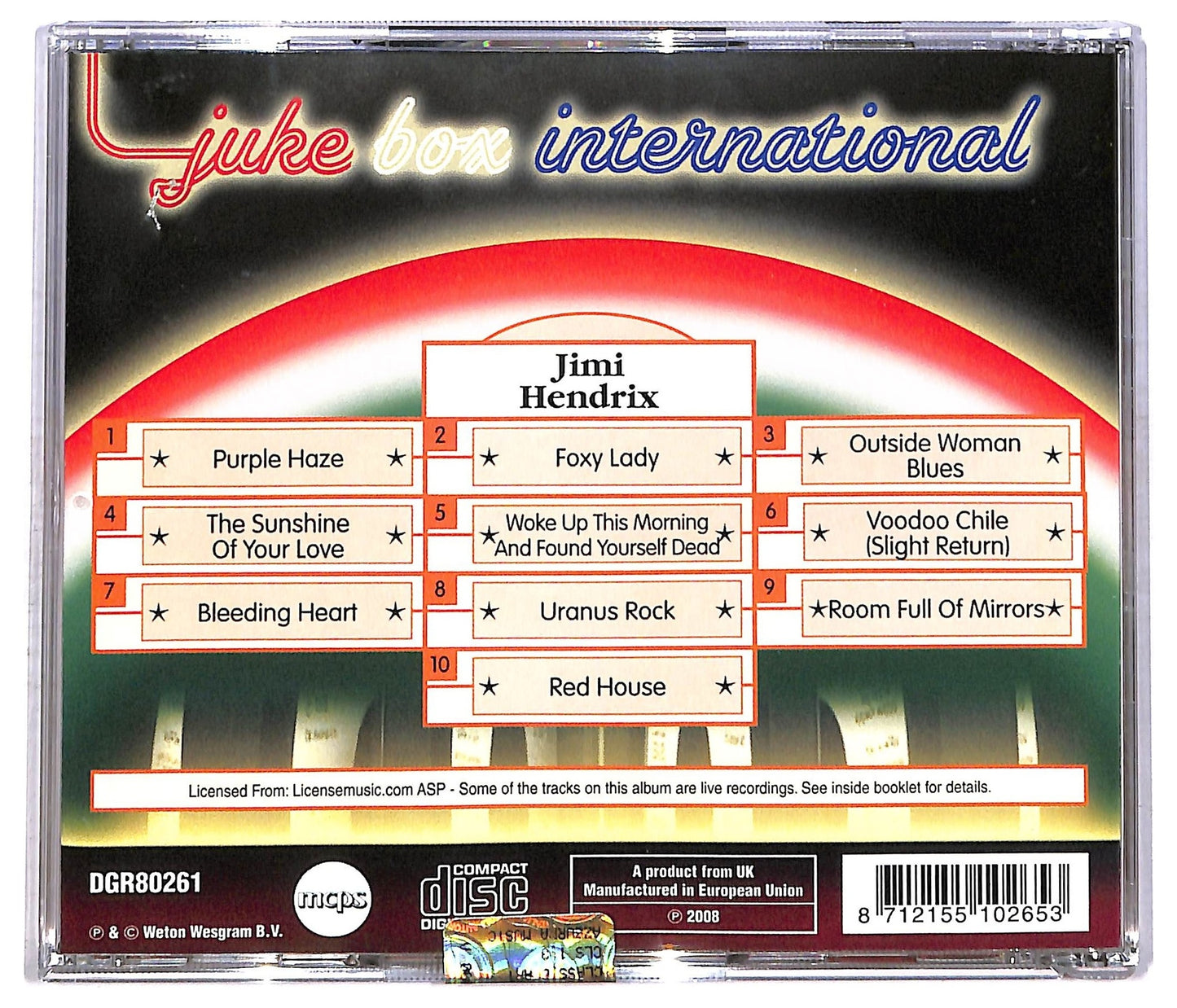 EBOND Jimi Hendrix - Jimi Hendrix CD CD085820