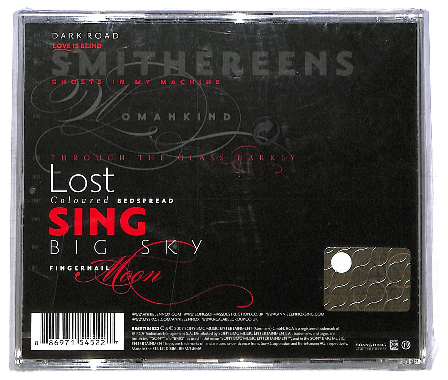 EBOND Annie Lennox - Songs Of Mass Destruction CD CD086046