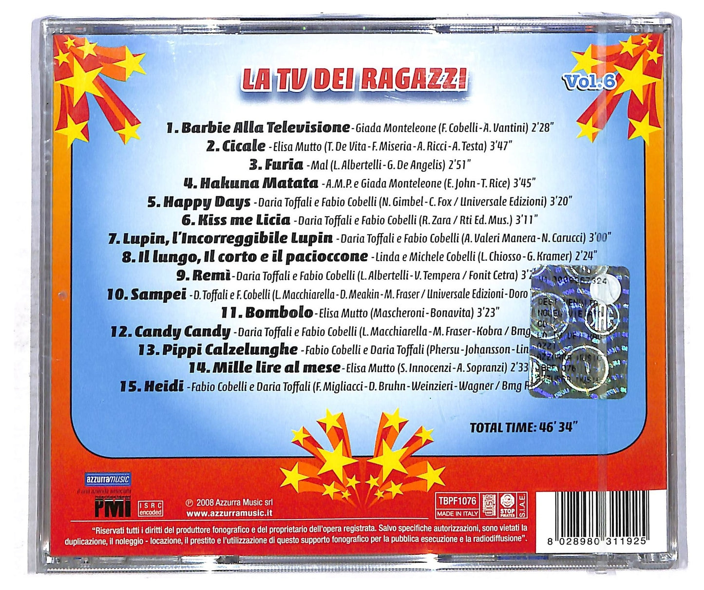 EBOND Various - La tv dei ragazzi vol.6 CD CD086134