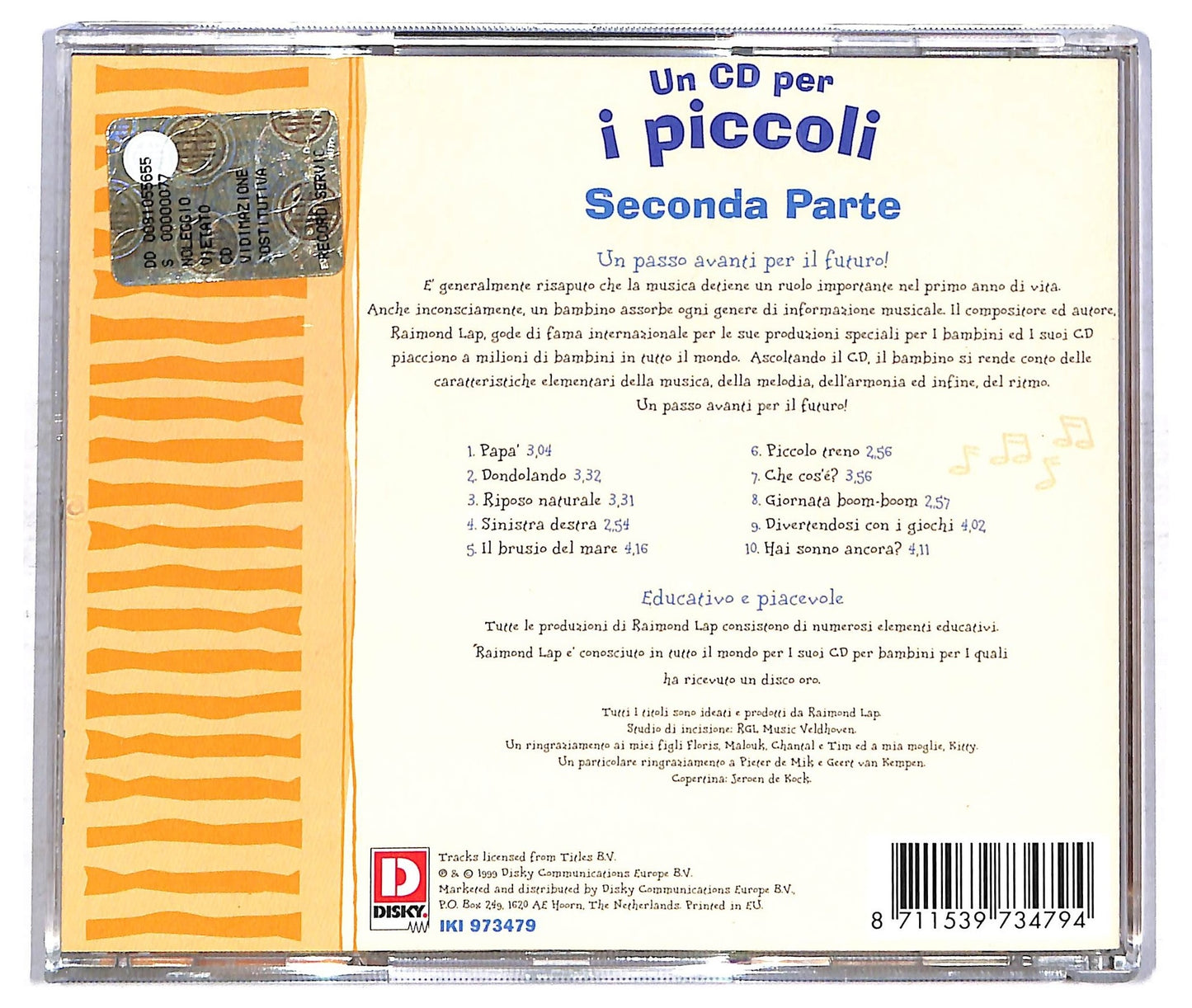 EBOND Various - UnPer I Piccoli - Seconda Parte CD CD086202
