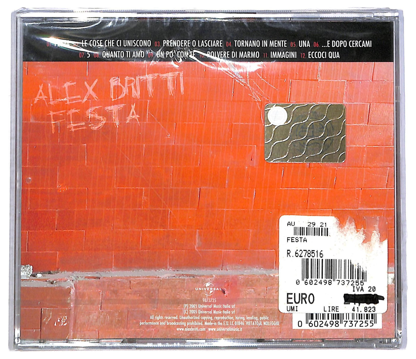 EBOND Alex Britti - Festa CD CD086204