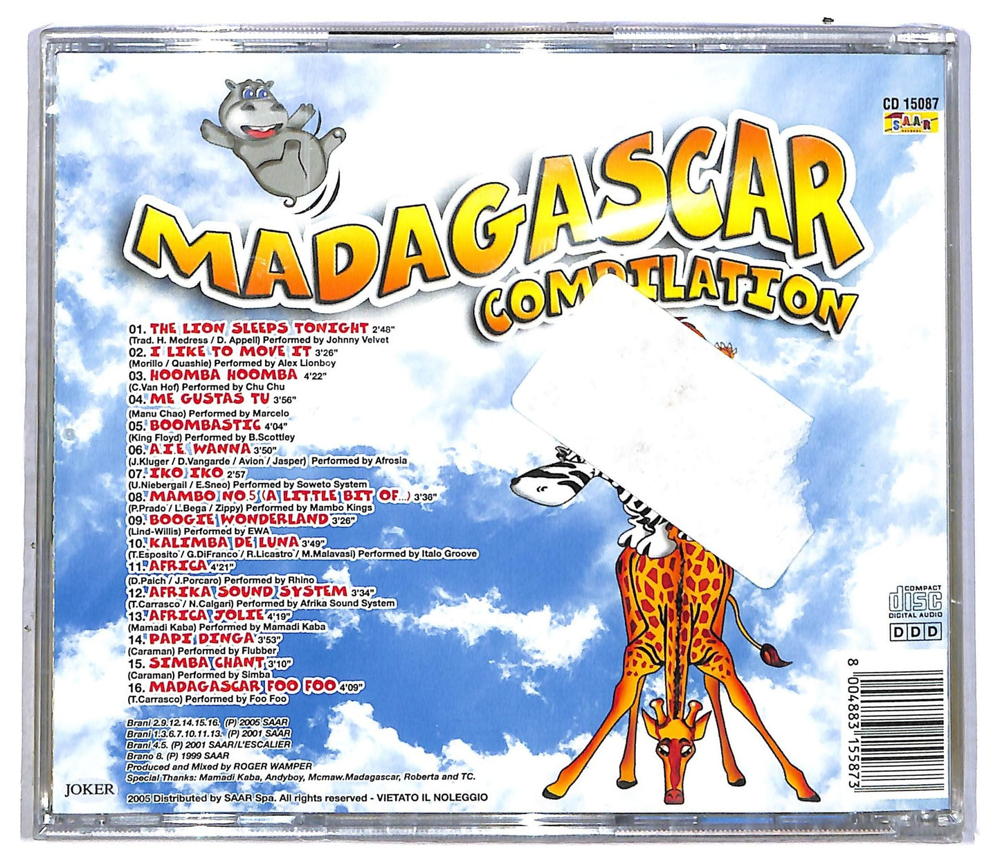 EBOND Various - Madagascar Compilation CD CD086209