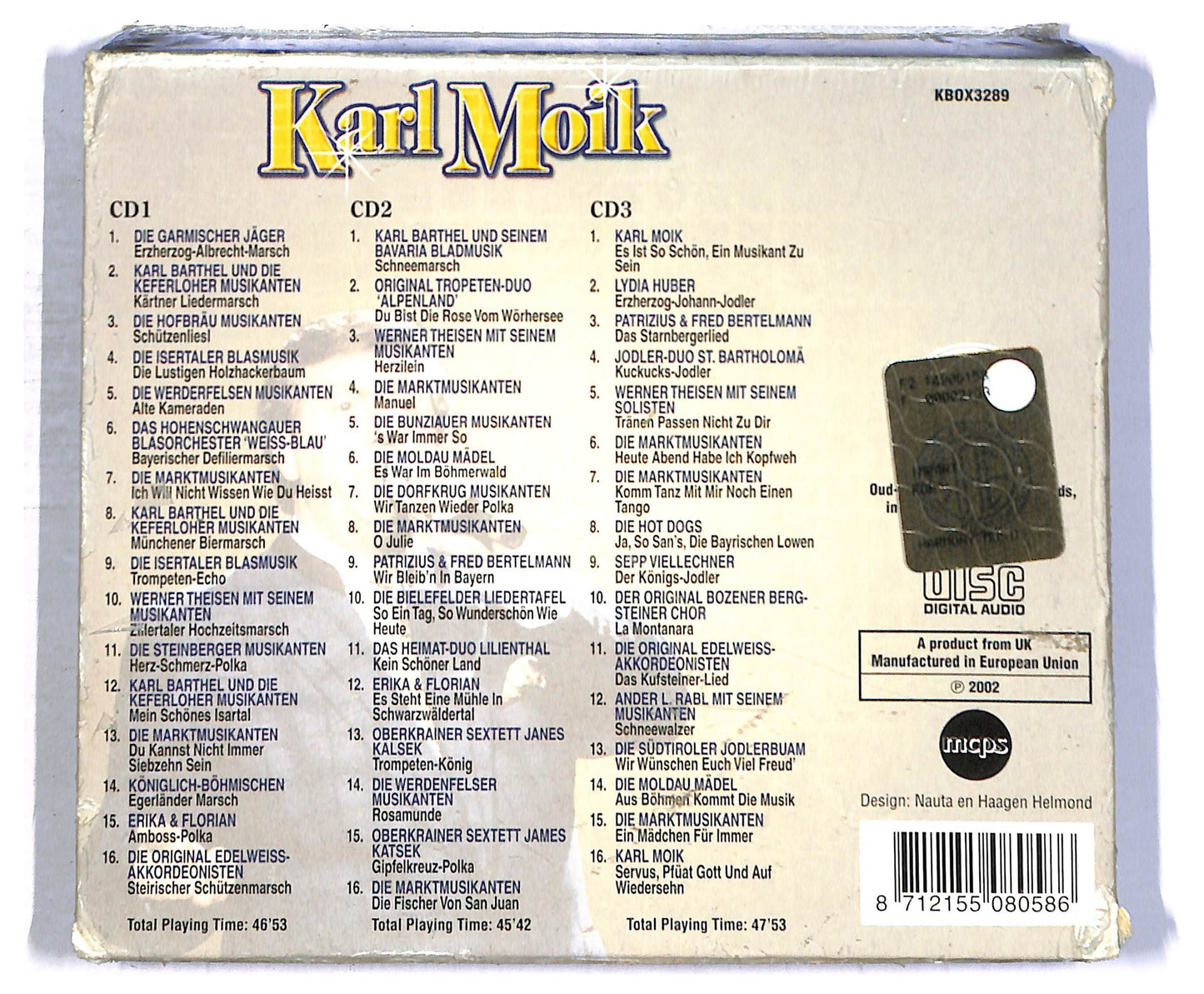 EBOND Karl Moik Cofanetto  ( 3) CD CD086211