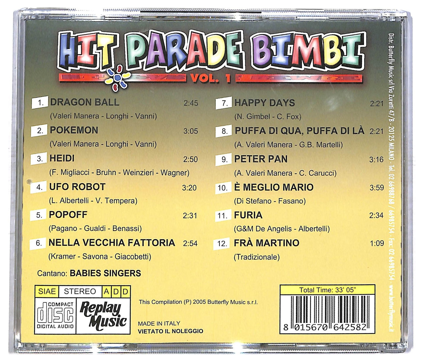 EBOND Various - Hit Parade Bimbi Vol.1 CD CD086240
