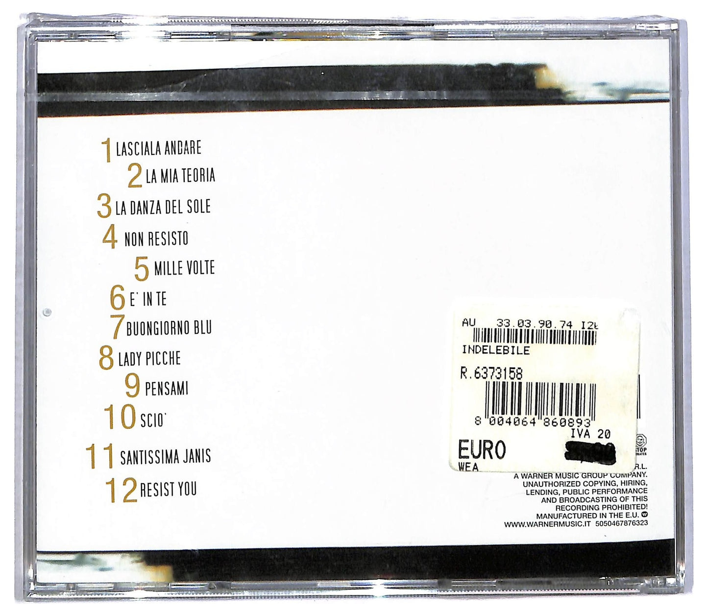 EBOND Irene Grandi - Indelebile CD CD086251