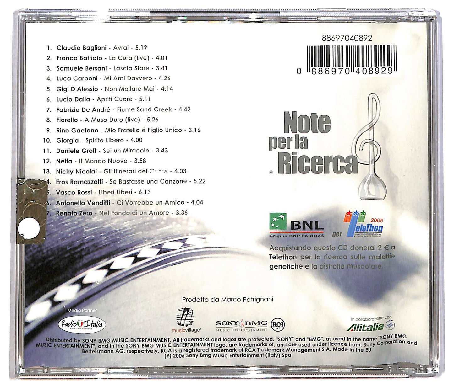 EBOND Note Per La Ricerca CD CD086316