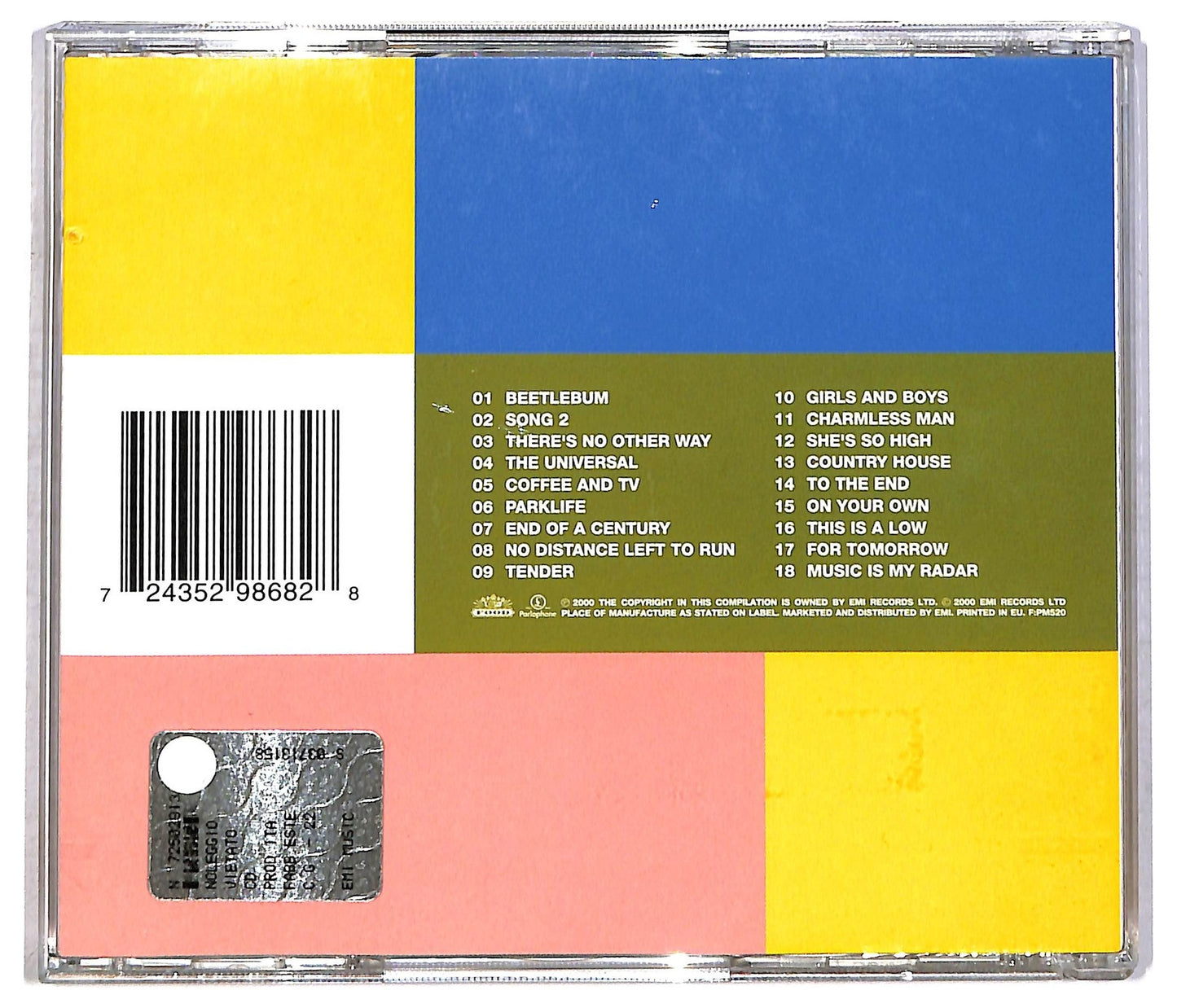 EBOND Blur - The Best Of CD CD086322