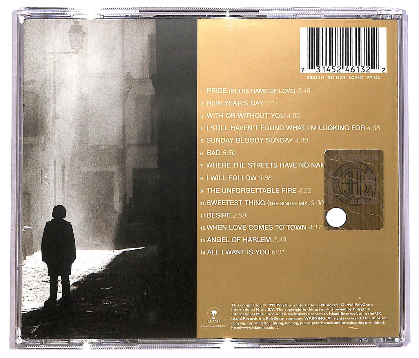 EBOND U2 - The Best Of 1980-1990 / The B-Sides CD CD086549