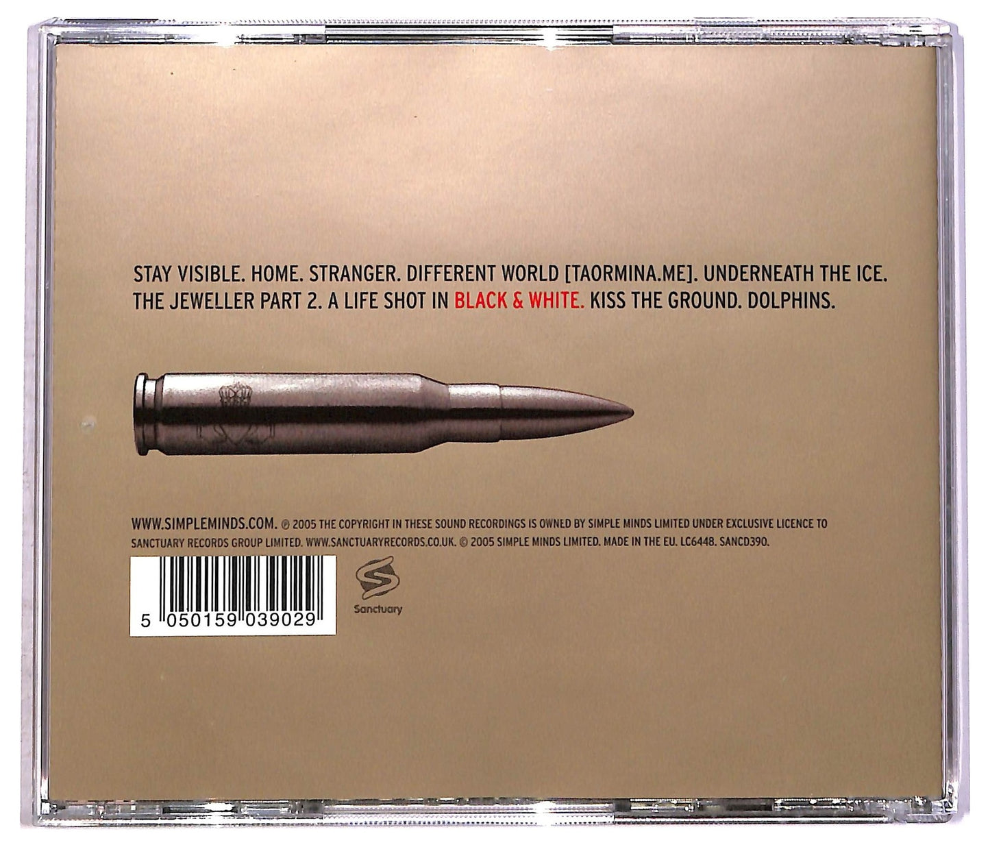 EBOND Simple Minds - Black & White 050505 CD CD086610