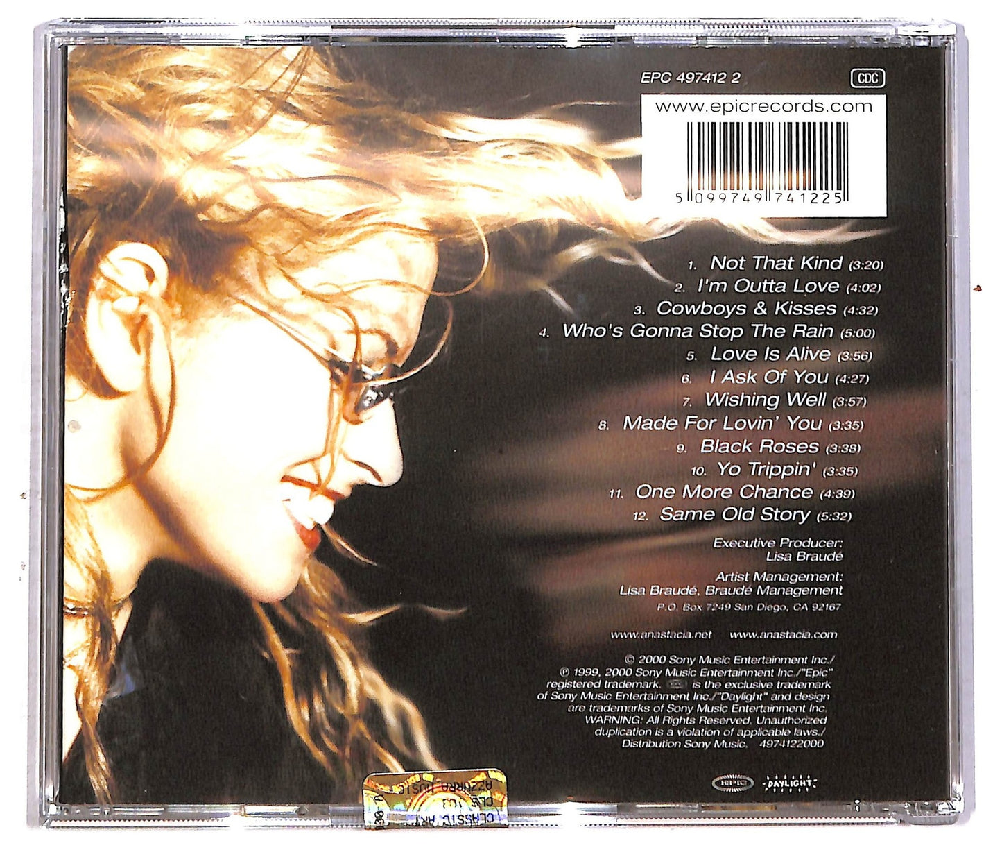 EBOND Anastacia - Not That Kind - Sigillato CD CD086746